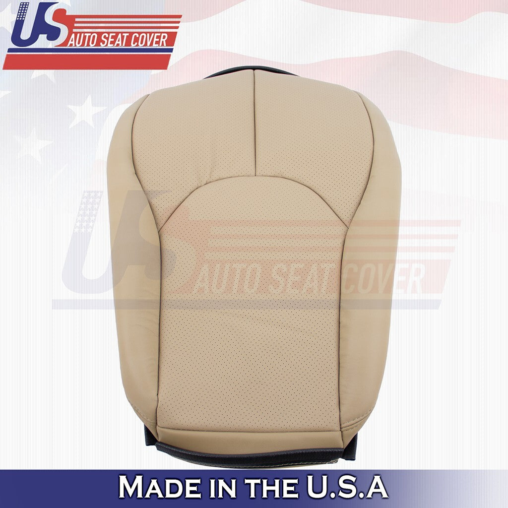 1996 to 2002 For Mercedes Benz SL500 Driver Bottom & Top Perf Leather Cover Tan