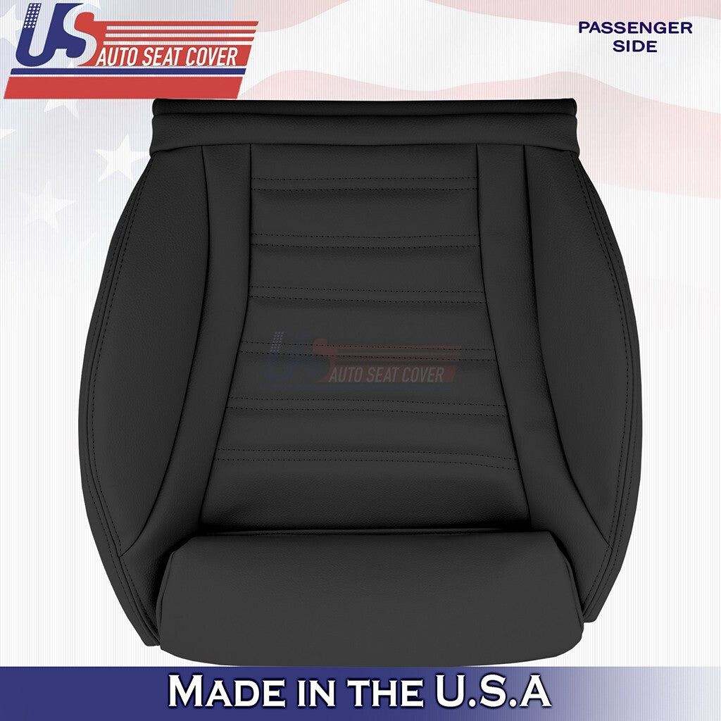 2015 to 2021 For Mercedes Benz C43 Passenger Bottom Top Vinyl Seat Covers Black