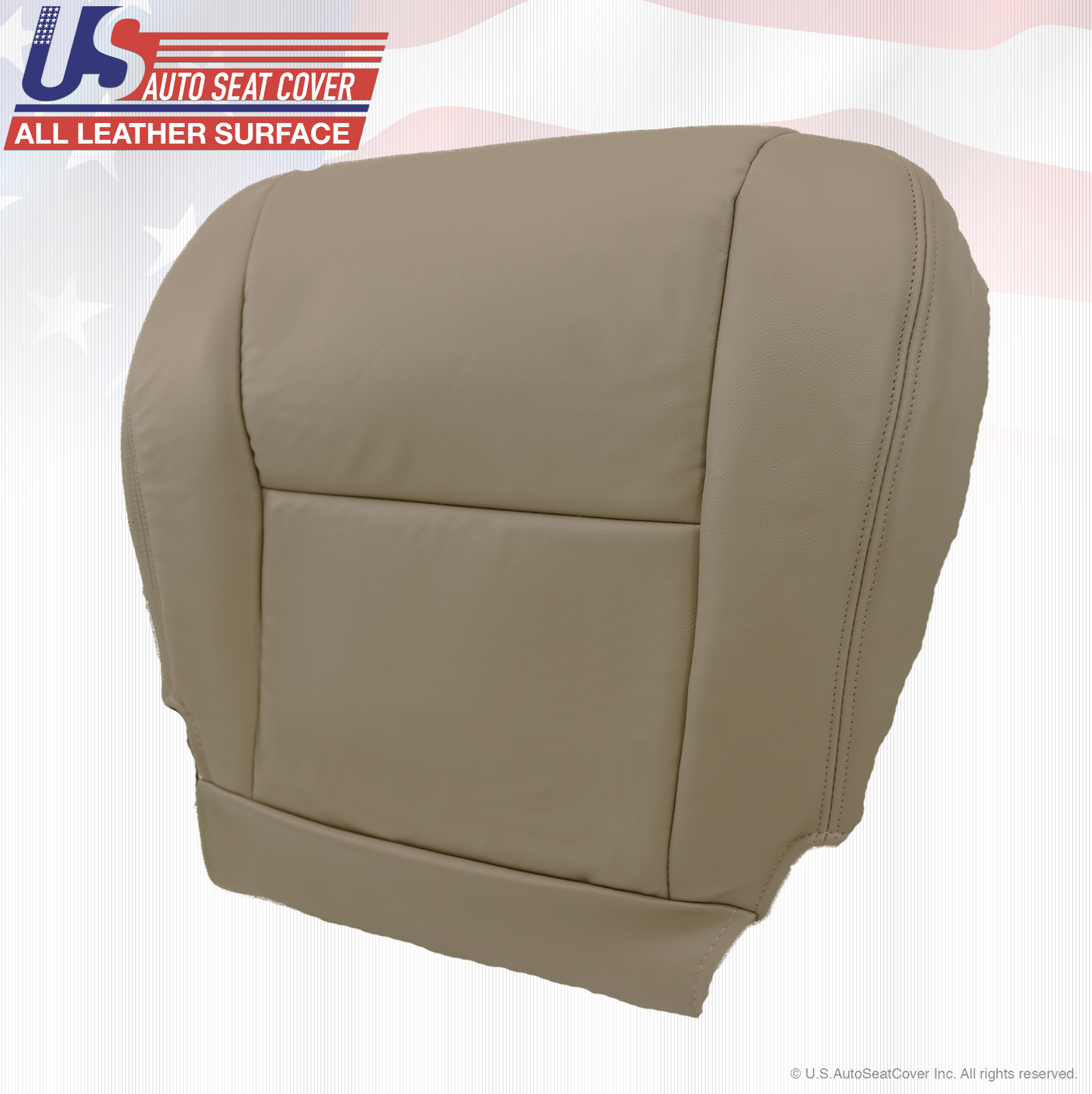 Front Driver Side Bottom Seat Cover Leather Gray Fits 2005 Toyota Sequoia