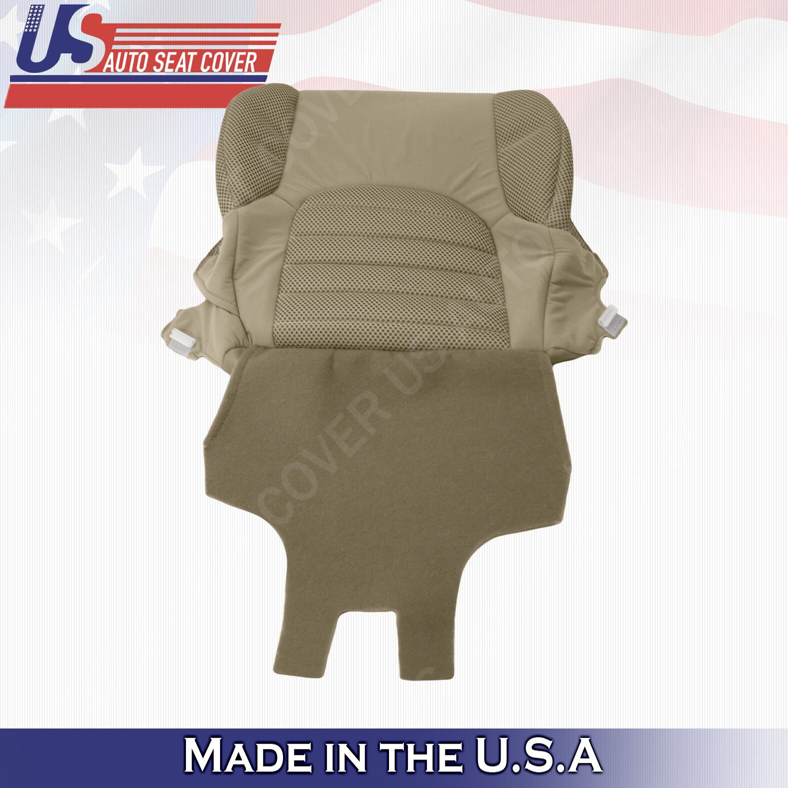 Bottoms Cloth Tan Seat Cover Replacement For 2007 to 2015 Nissan Pathfinder