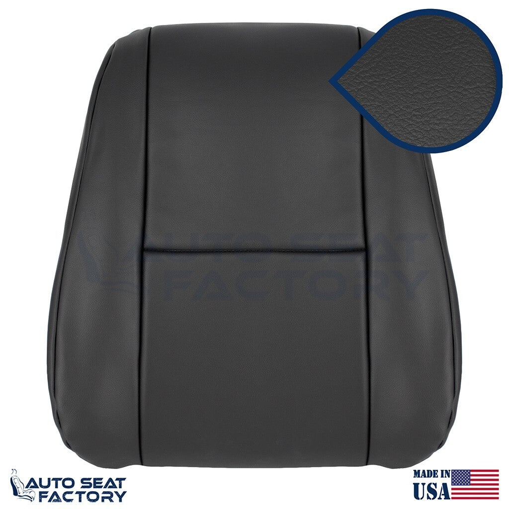2007 - 2019 Fits Mercedes Dodge Sprinter Van Drive Top Black Vinyl Seat Cover