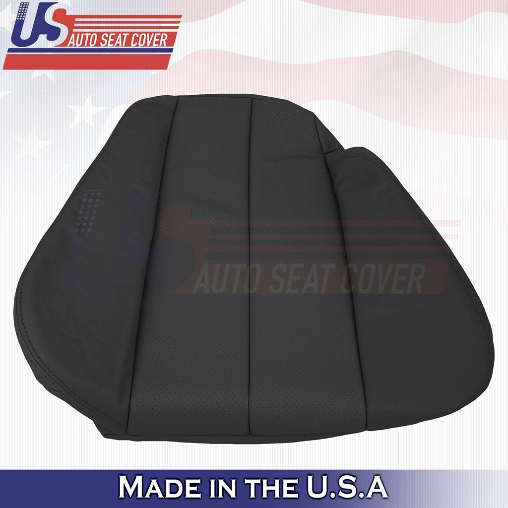 1990 to 1995 Fits Mercedes Benz SL320 Driver Bottom & Top Leather Cover Black