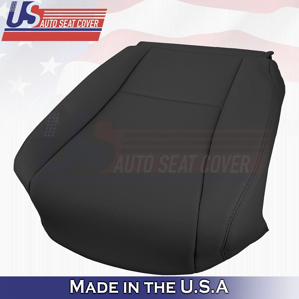 2007 to 2012 For Lexus LS600h Front Set Bottoms &Tops Leather Cover Black