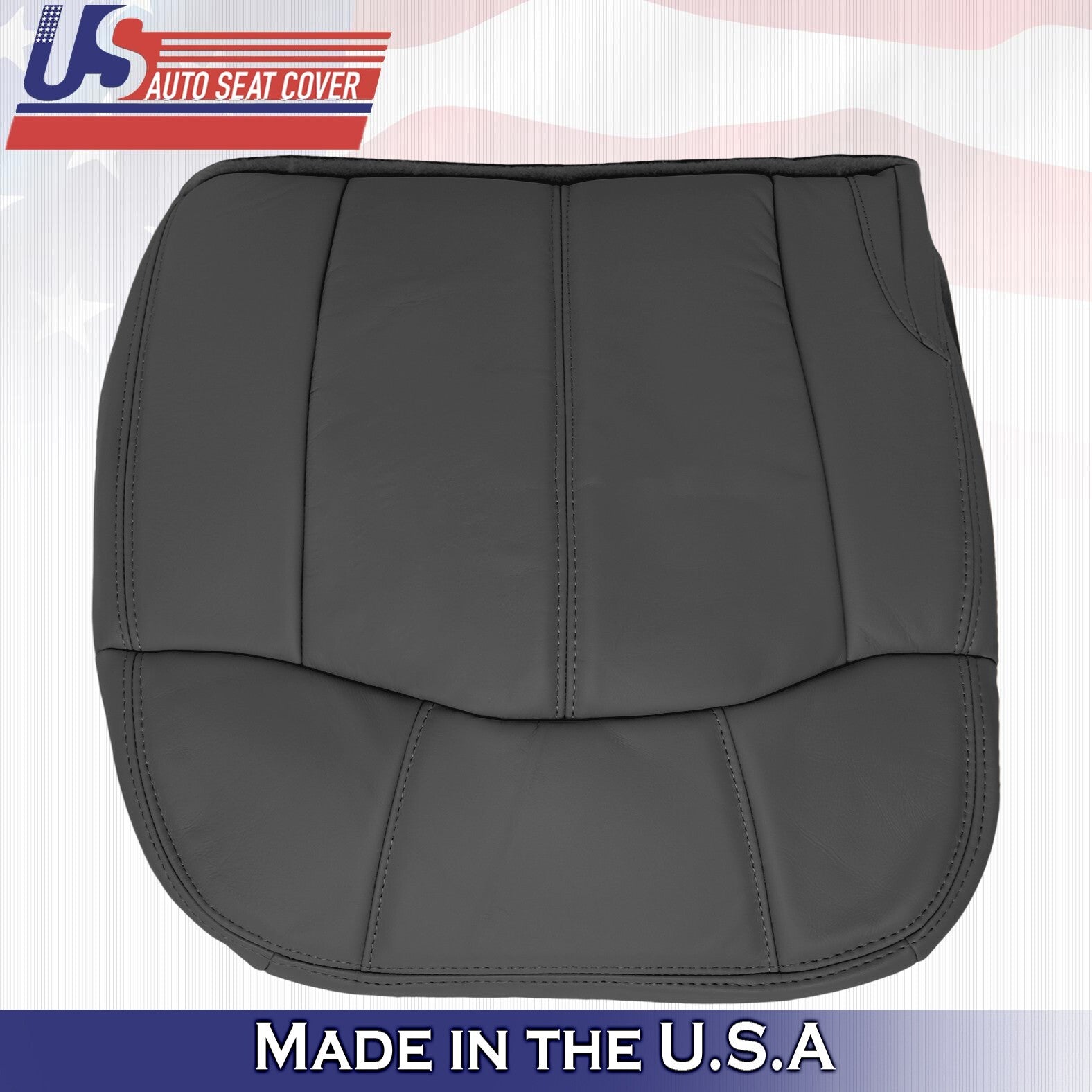 1999-2002 For Chevy Tahoe Rear Driver Passenger Bottoms Leather Covers Graphite