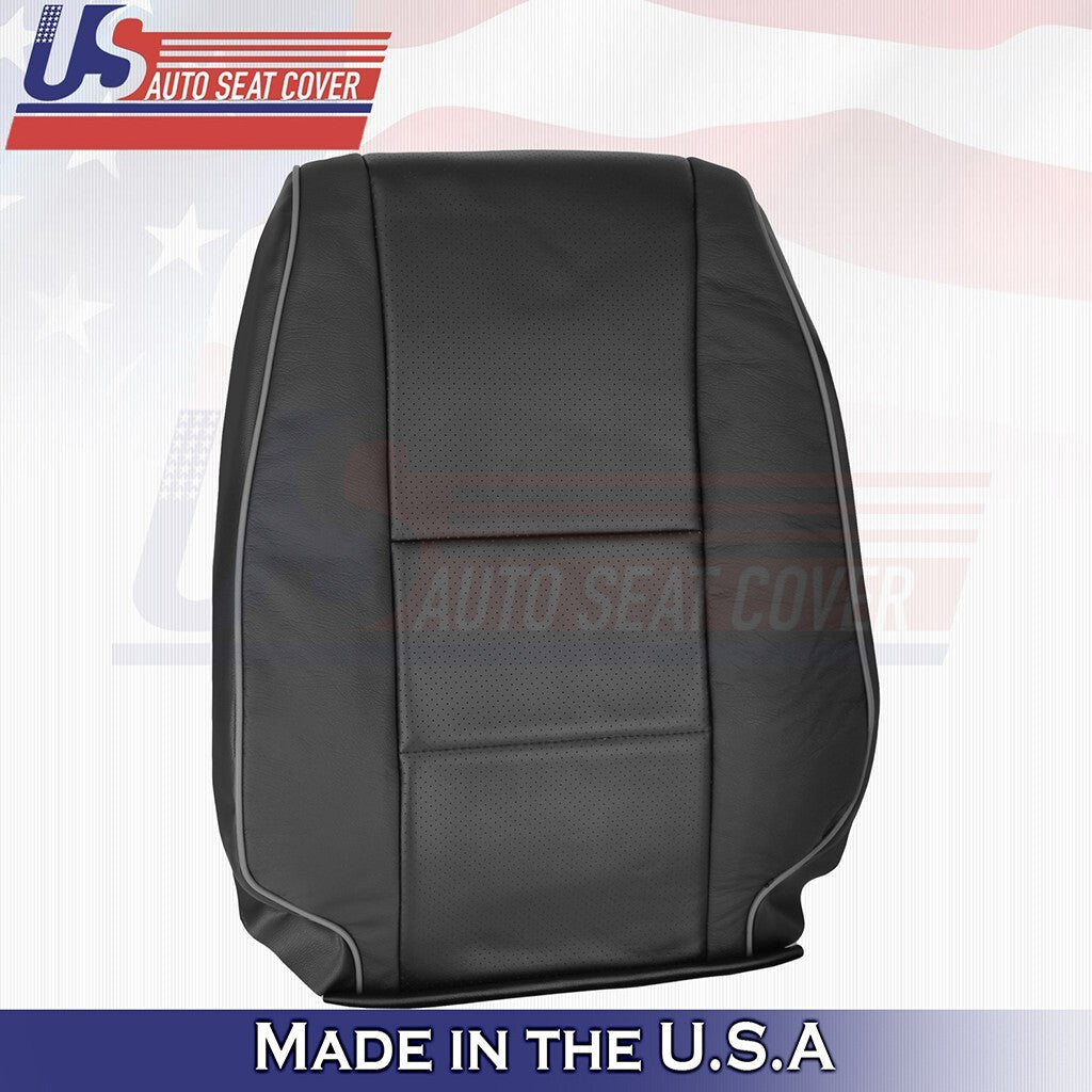2001 to 2005 Fits Lexus IS300 Driver Bottom & Top Leather Seat Cover Black
