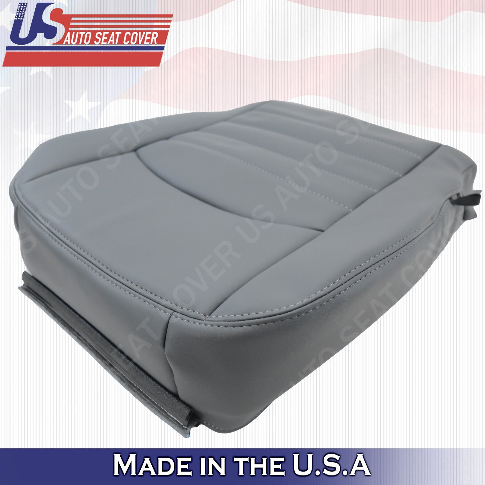 2016-2018 Fits Dodge Ram 2500 ST Base- BOTTOMS Vinyl Seat Cover Replacement Gray