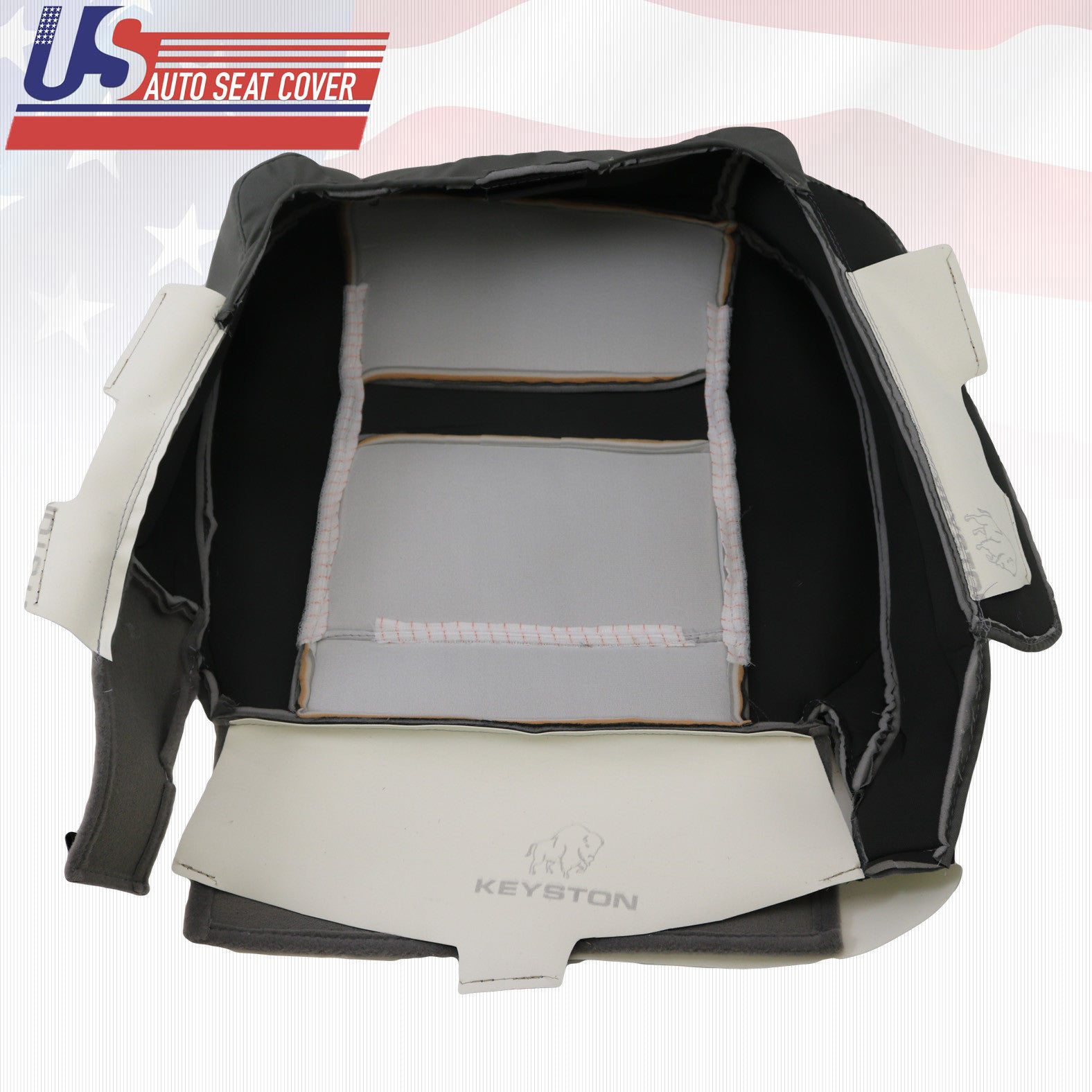 Driver Bottom Cloth Seat Cover slate Gray 2006 to 2010 For Dodge Ram 2500 3500