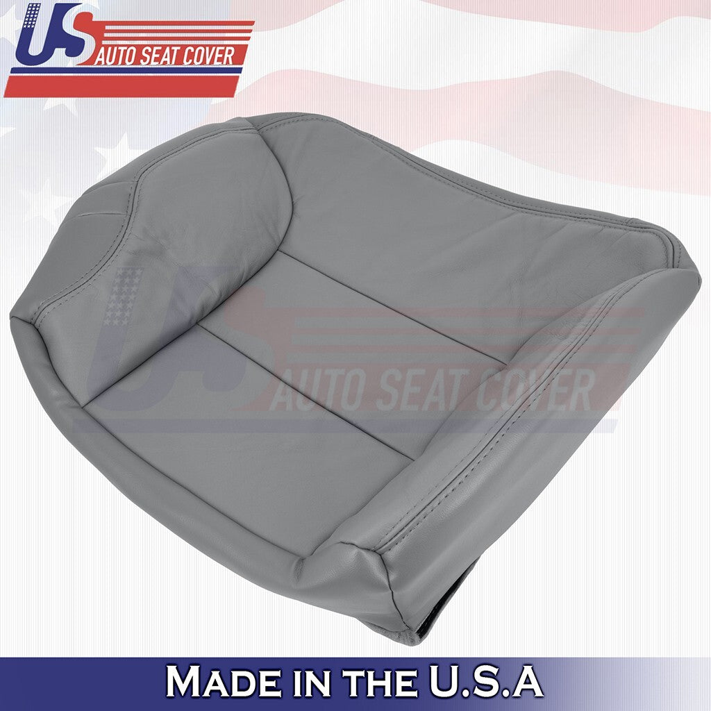 1995 to 1999 Fits GMC Suburban Rear Driver& Passenger Bottoms Leather Cover Gray