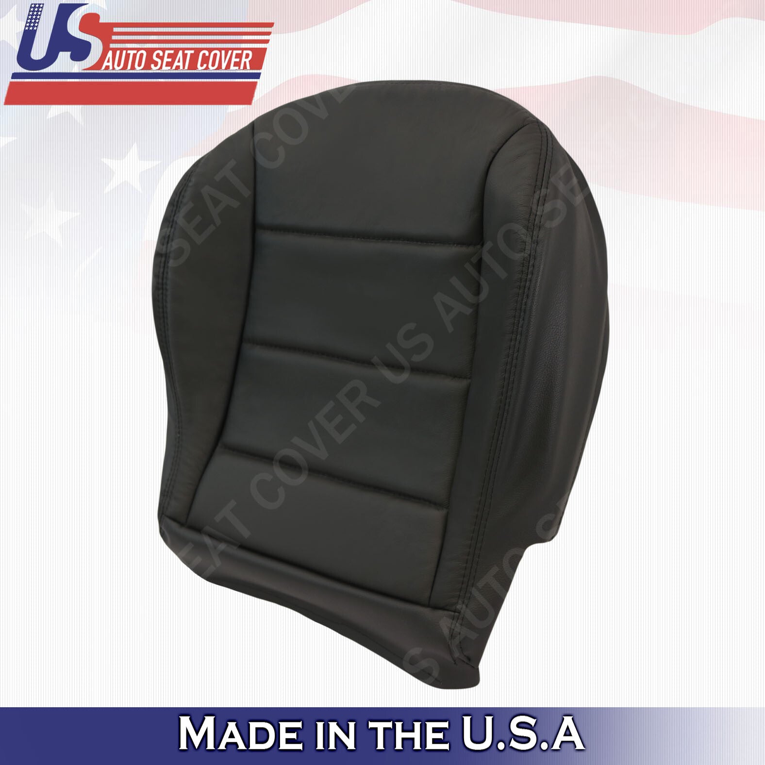 For 1999 TO 2004 Volkswagen Jetta PASSENGER Bottom Leather Seat Cover Black