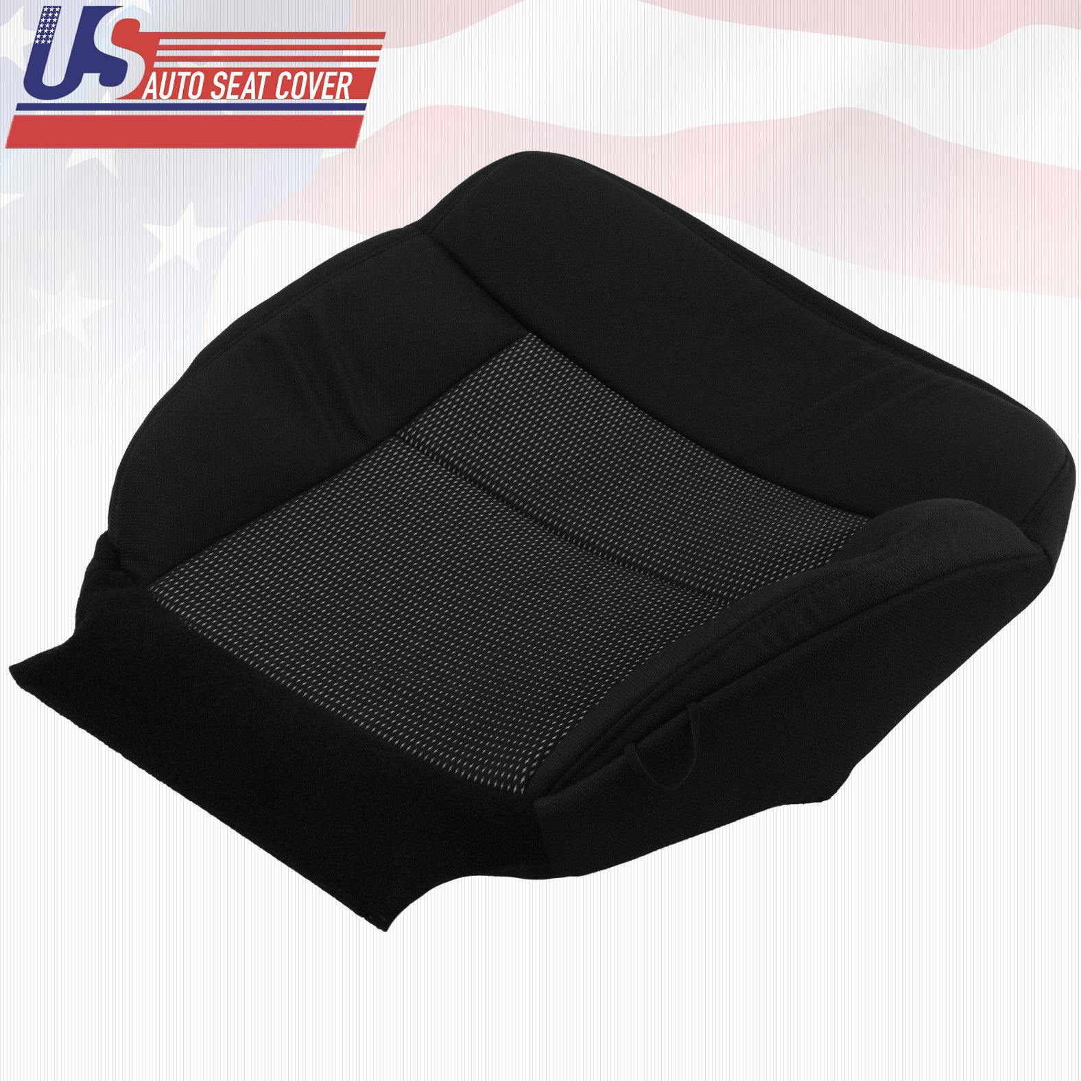 2004 2005 2006 Fits Ford F150 Driver Bottom Cloth Replacement Seat Cover Black