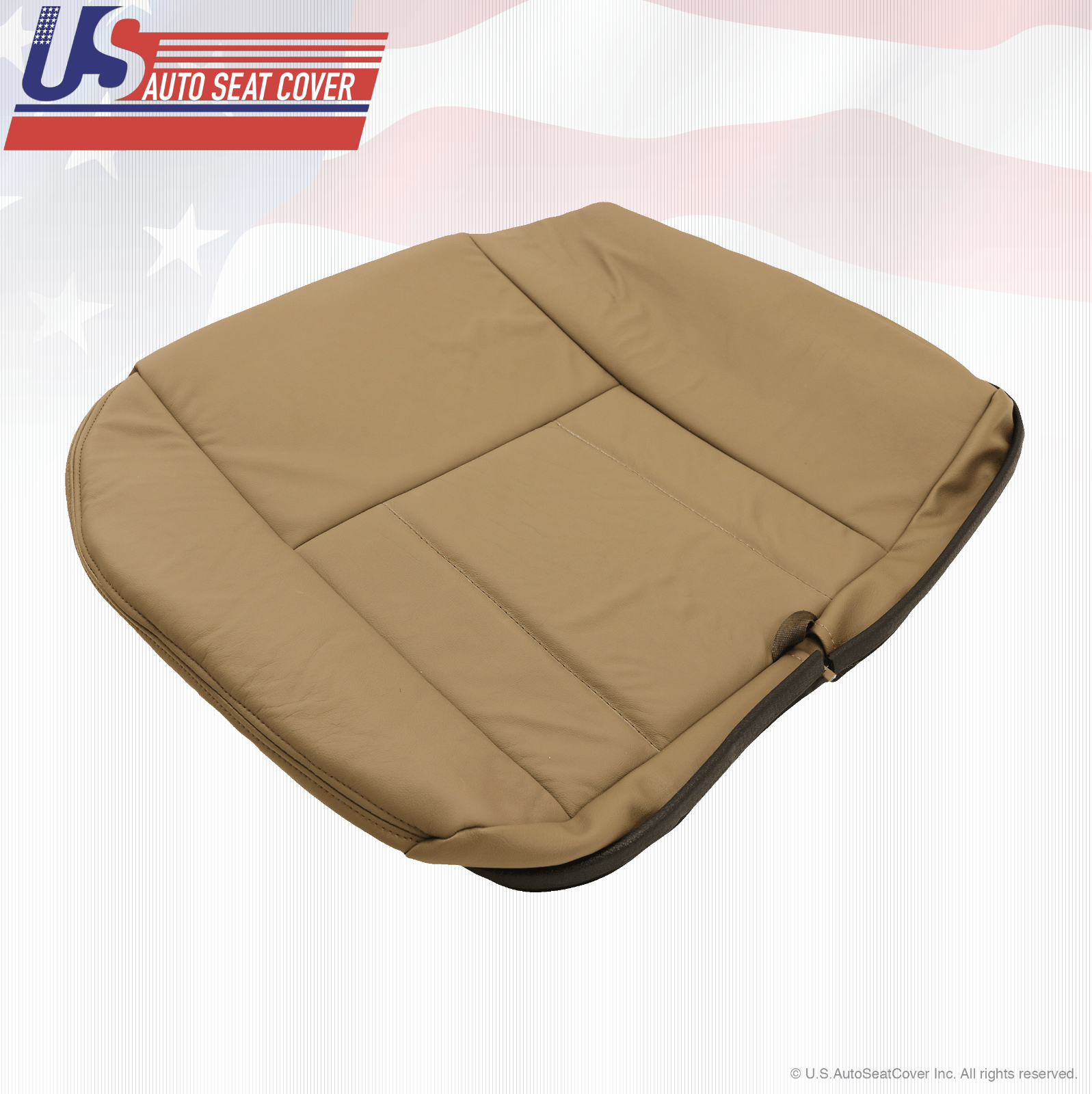 Rear Driver - Passenger Bottom Vinyl Seat Cover Oak Tan Fits 2002 Toyota 4Runner