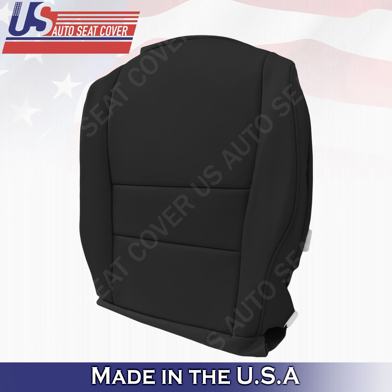 Fits 2007 2008 2009 2010 2011 Honda CR-V DRIVER Bottom Leather Seat Cover Black