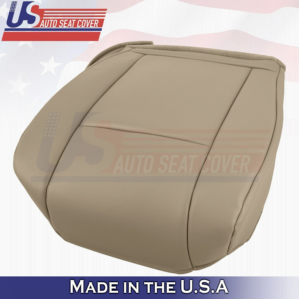 2009 to 2014 Fits Ford E150 Front Set Bottoms-Tops-Armrests Vinyl Cover Tan