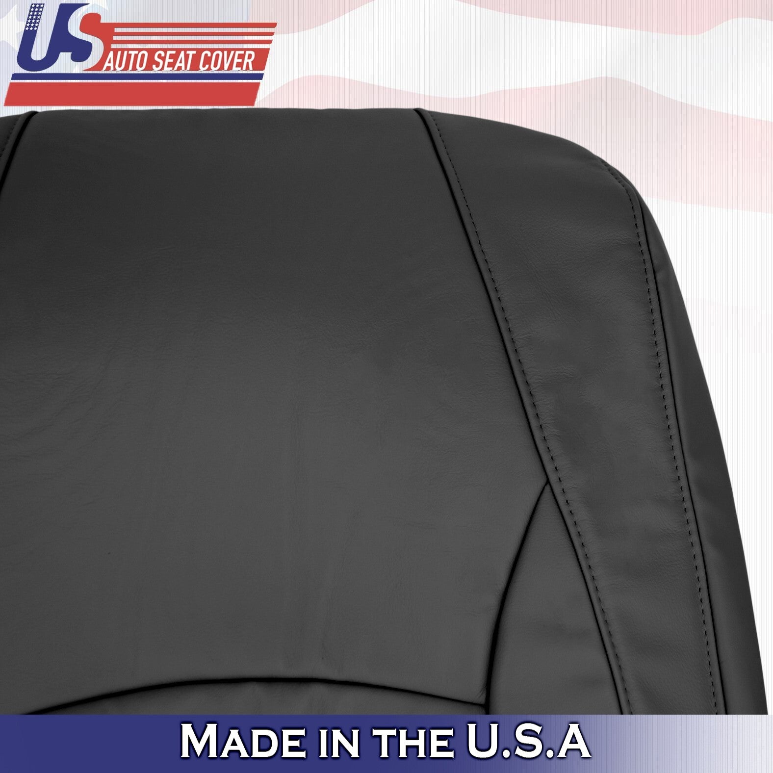 2004 2005 For Lexus RX350 RX330 RX400 Driver & Passenger Top Leather Covers BLK
