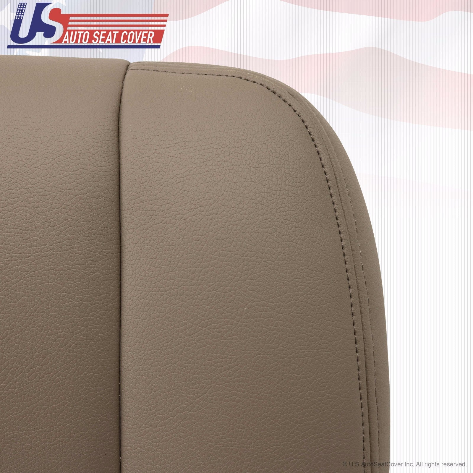 Fits 2002- 2004 Sequoia Front Passenger Side Bottom Seat Cover Leatherette Tan