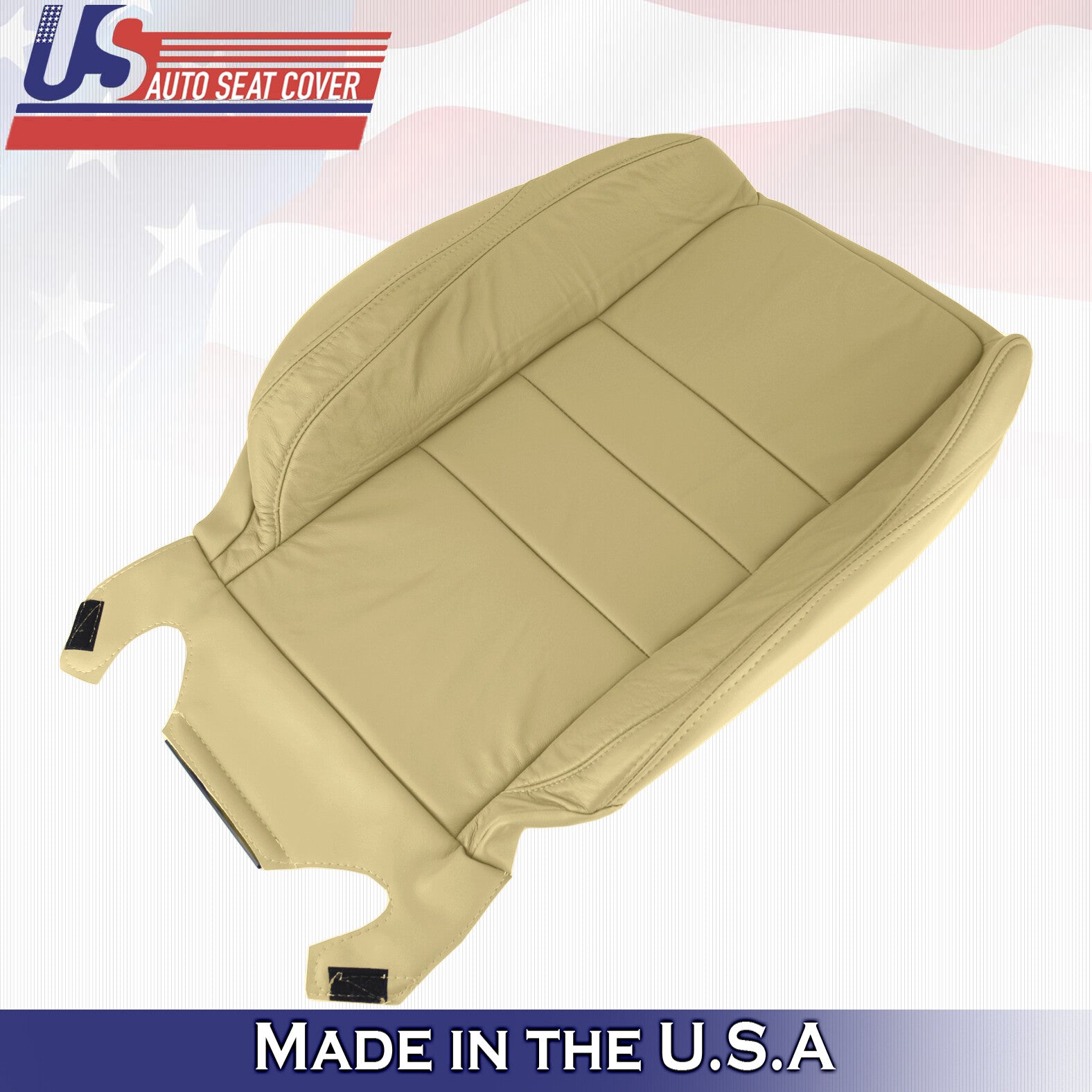 2011 2012 For Honda Accord Sedan Passenger Side Top Leather Seat Cover Tan