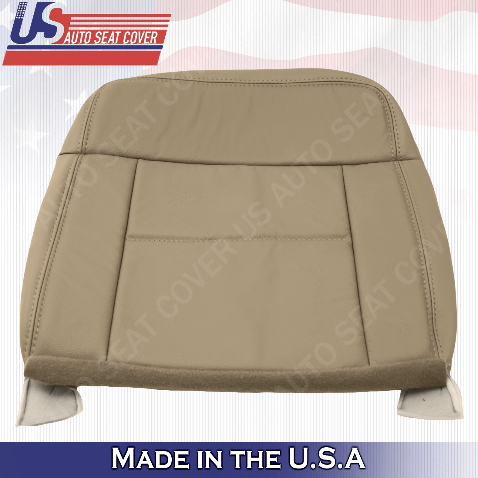 2005 2006 2007 2008 Fits Ford F150 Lariat Rear Bottoms Leather Seat Cover Tan