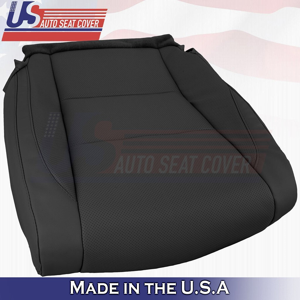 2014 to 2019 For Toyota Highlander Passenger Bottom Vinyl w/Perf Cover Black