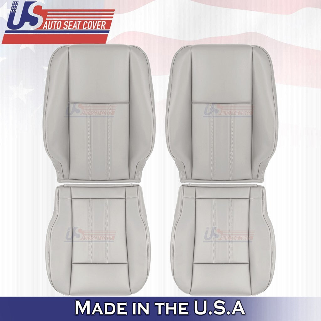2008 to 2016 Fit Chrysler Town & Country Tops Bottoms Leather Cover LT Graystone