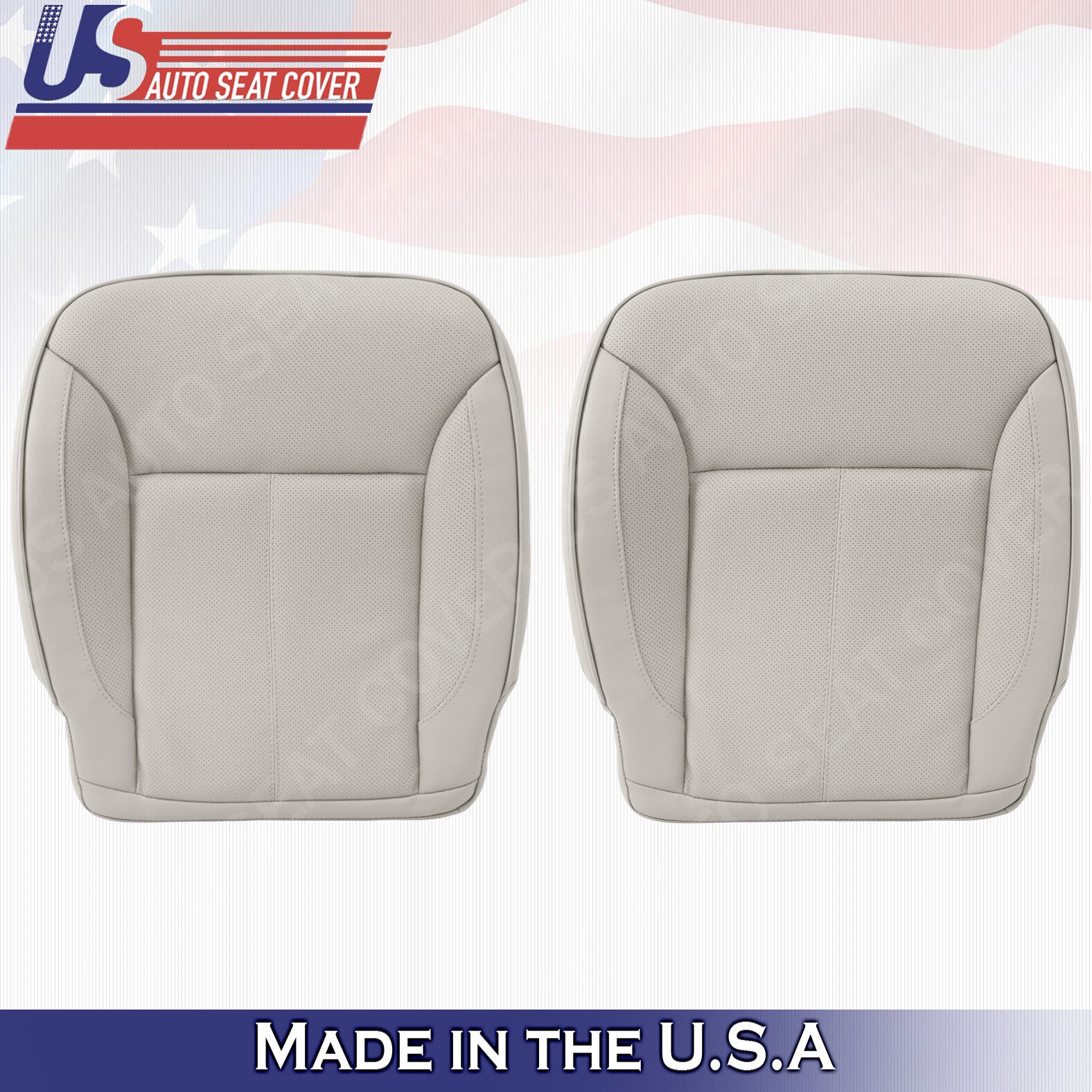 Mercedes Benz 2007-2012 For GL350 450 Base Front Bottoms Perf. Leather Gray