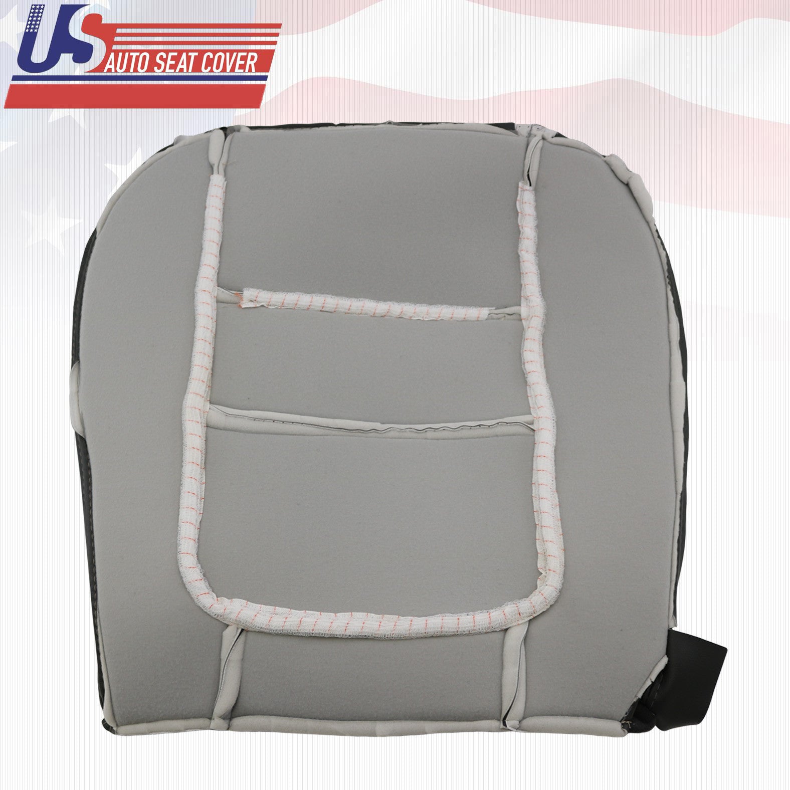 2001 Ford F-250 Platinum Driver Passenger Bottom Seat Covers 2Tone Gray TRM: A2