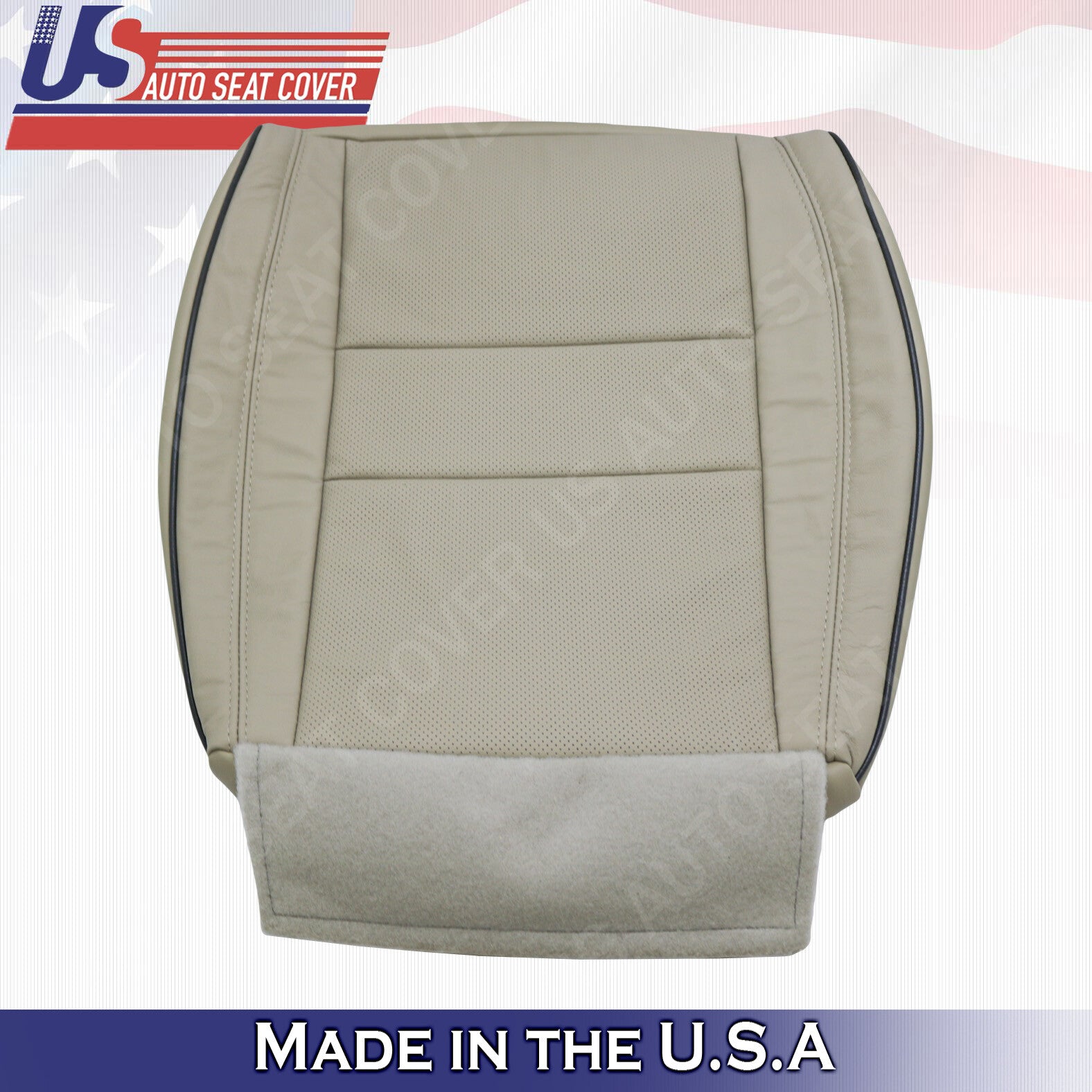 2011-2020 For Jeep Grand Cherokee Overland Driver Bottom Leather Cover Tan PERF