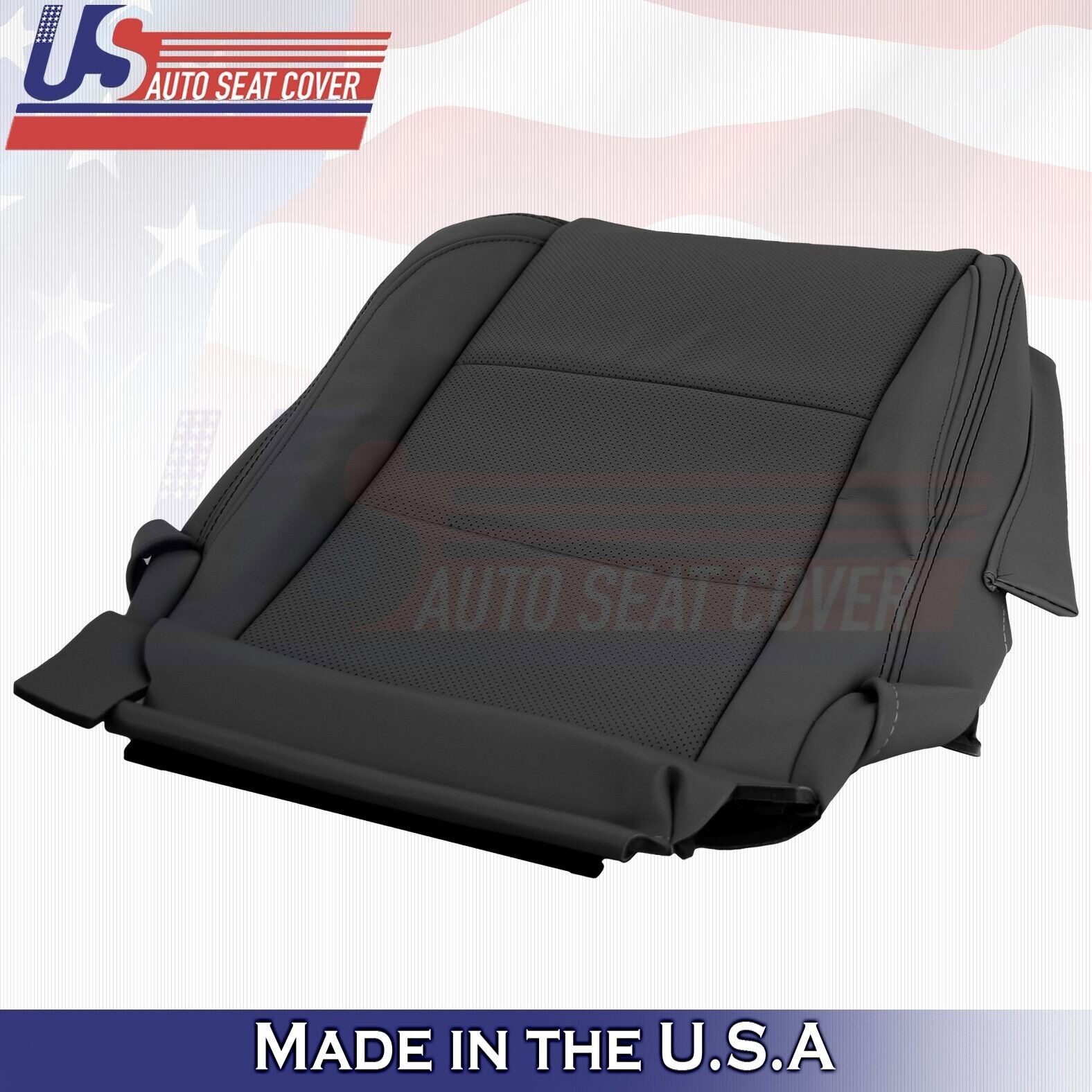2013 2014 2015 2016 2017 Fits Lexus GS350 Driver Bottom Leather Seat Cover Black