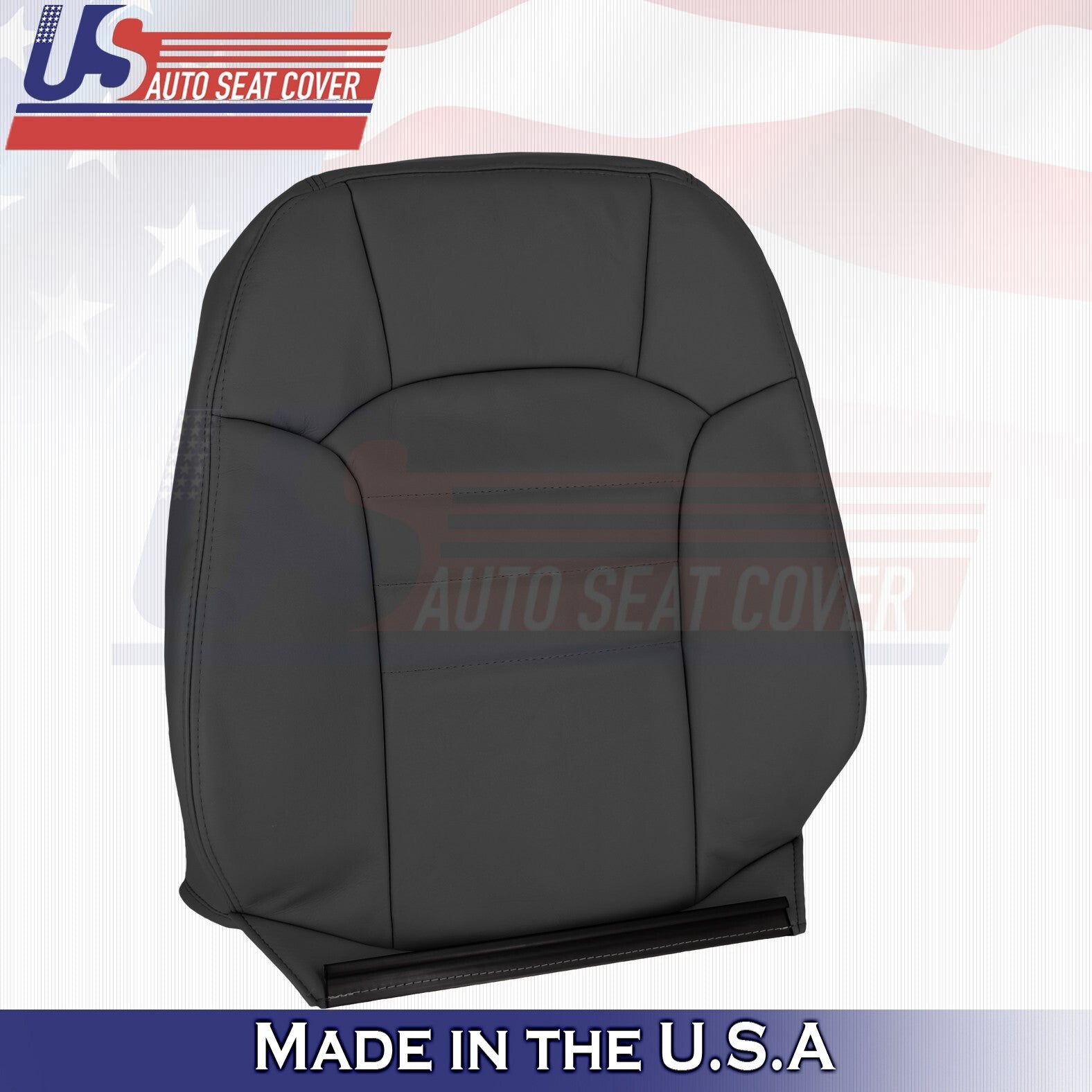 2002 2003 2004 Fits Jeep Liberty Driver &Passenger Tops Leather Cover Dark Gray