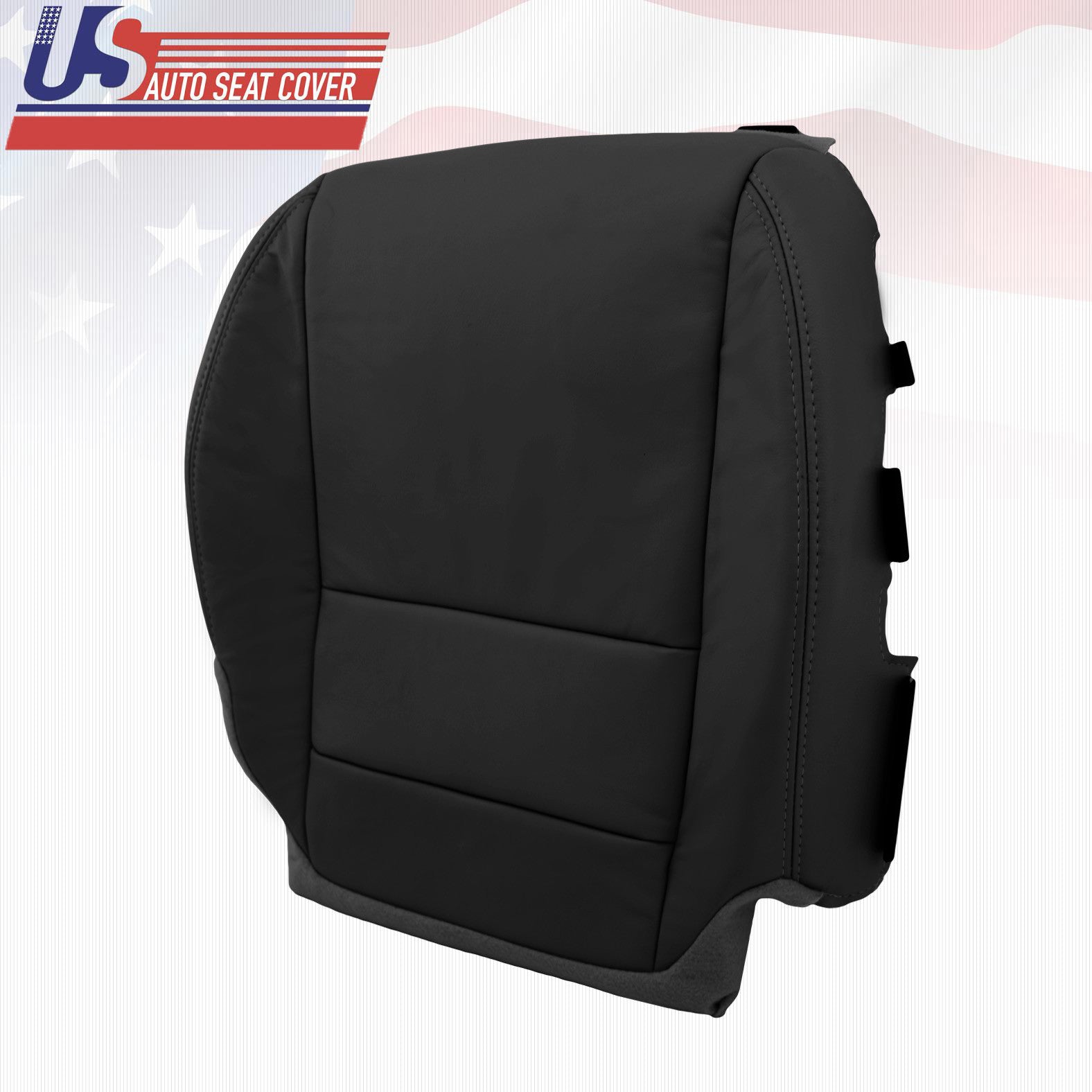 Fits 2007 2008 Acura MDX Driver Bottom Genuine Leather Seat Cushion Cover Blk