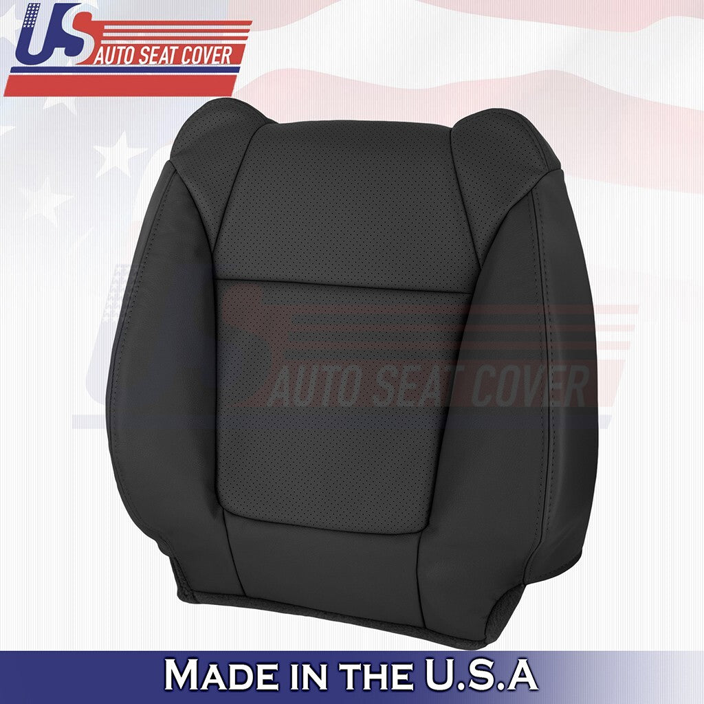 2001 to 2003 For Acura CL TypeS Driver Top&Bottom Leather Vinyl Perf Cover Black