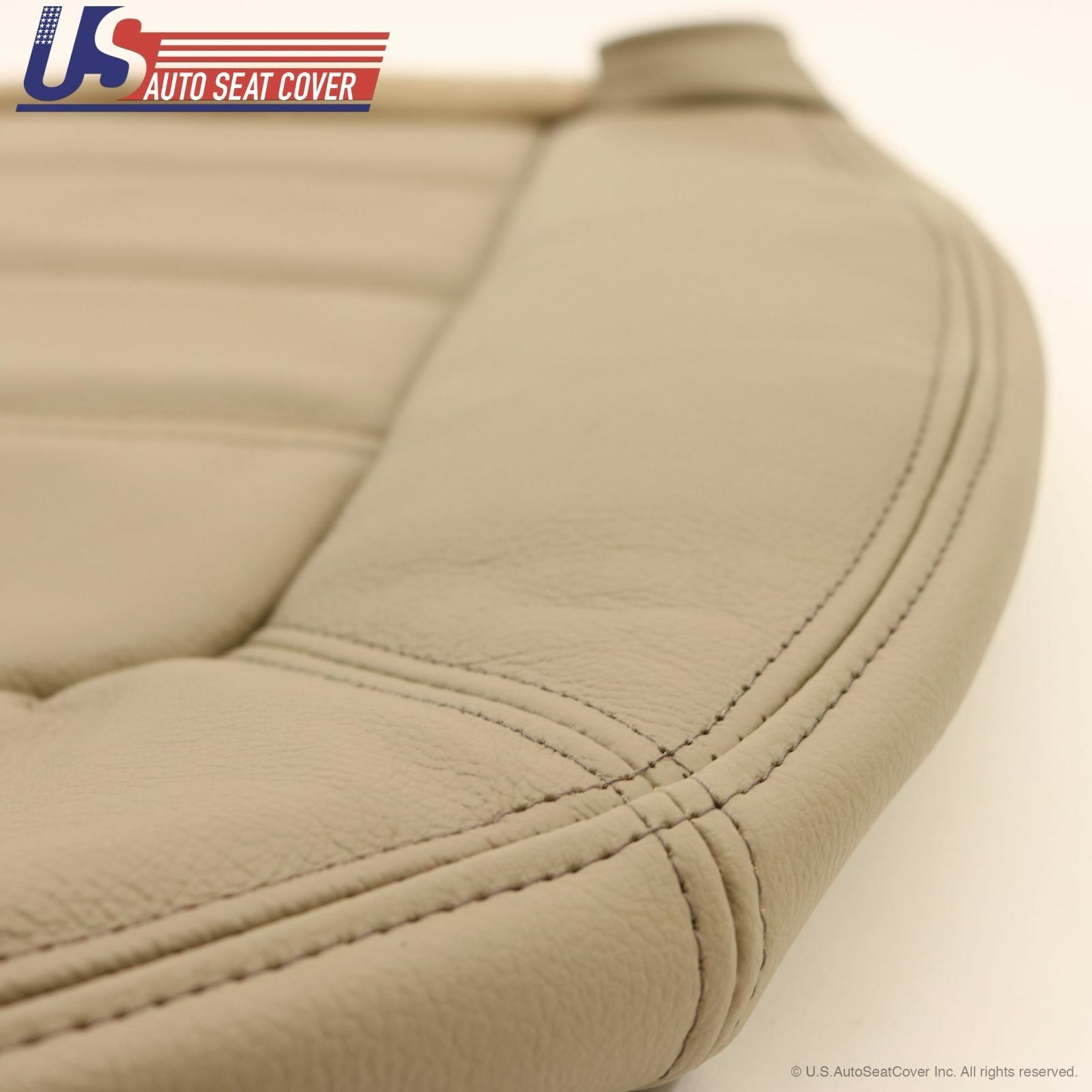 2002-2005 Ford Explorer XLS Driver & Passenger Bottom Leather Seat Cover Tan