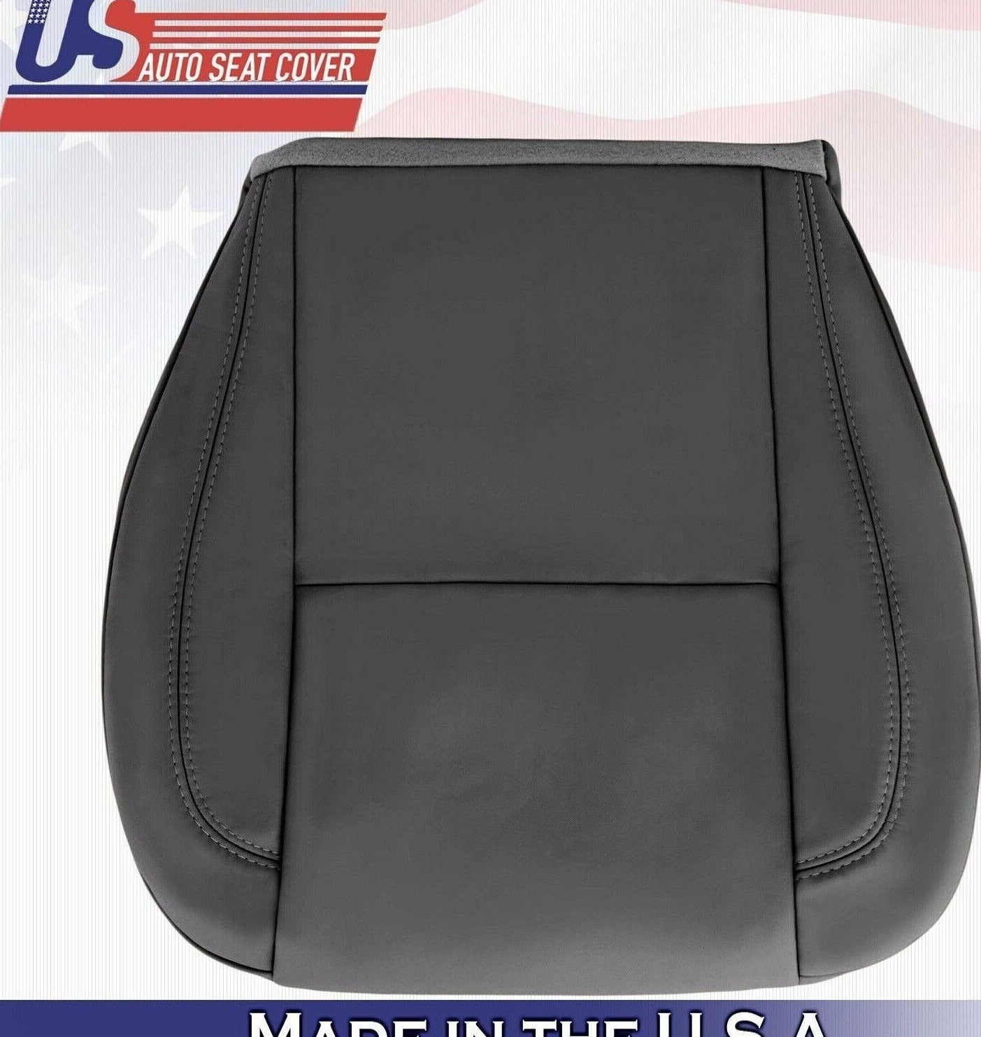 2002 2003 For Lexus GS430 Driver Side Bottom Synthetic Leather Seat Cover Black