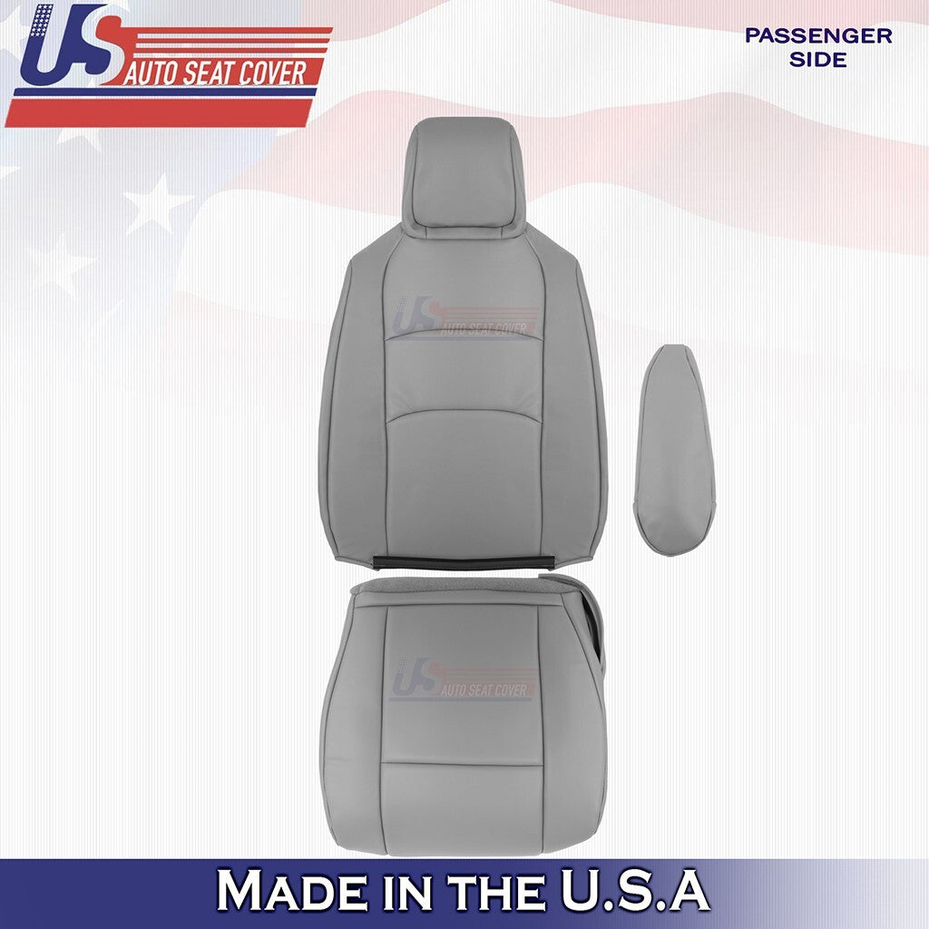 2009 to 2014 Fits Ford E450 E550 Passenger Bottom/Top/Armrest Vinyl Cover Gray