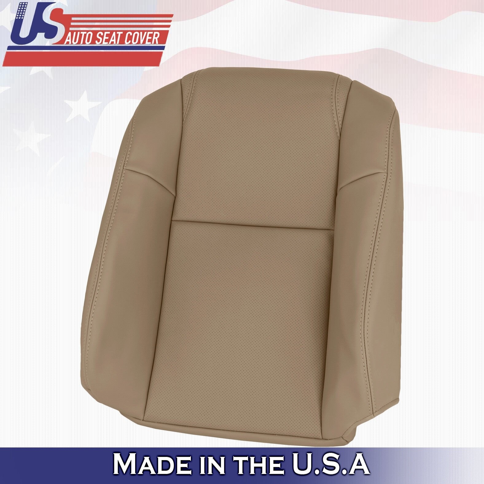 2003 to 2005 For Honda Pilot Driver Passenger Tops Synthetic Leather Covers Tan