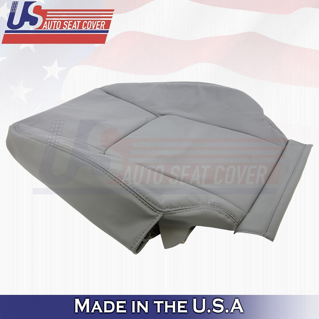 2002-2006 Fits Toyota Camry Driver Bottom & Top Genuine Leather Seat Cover Gray