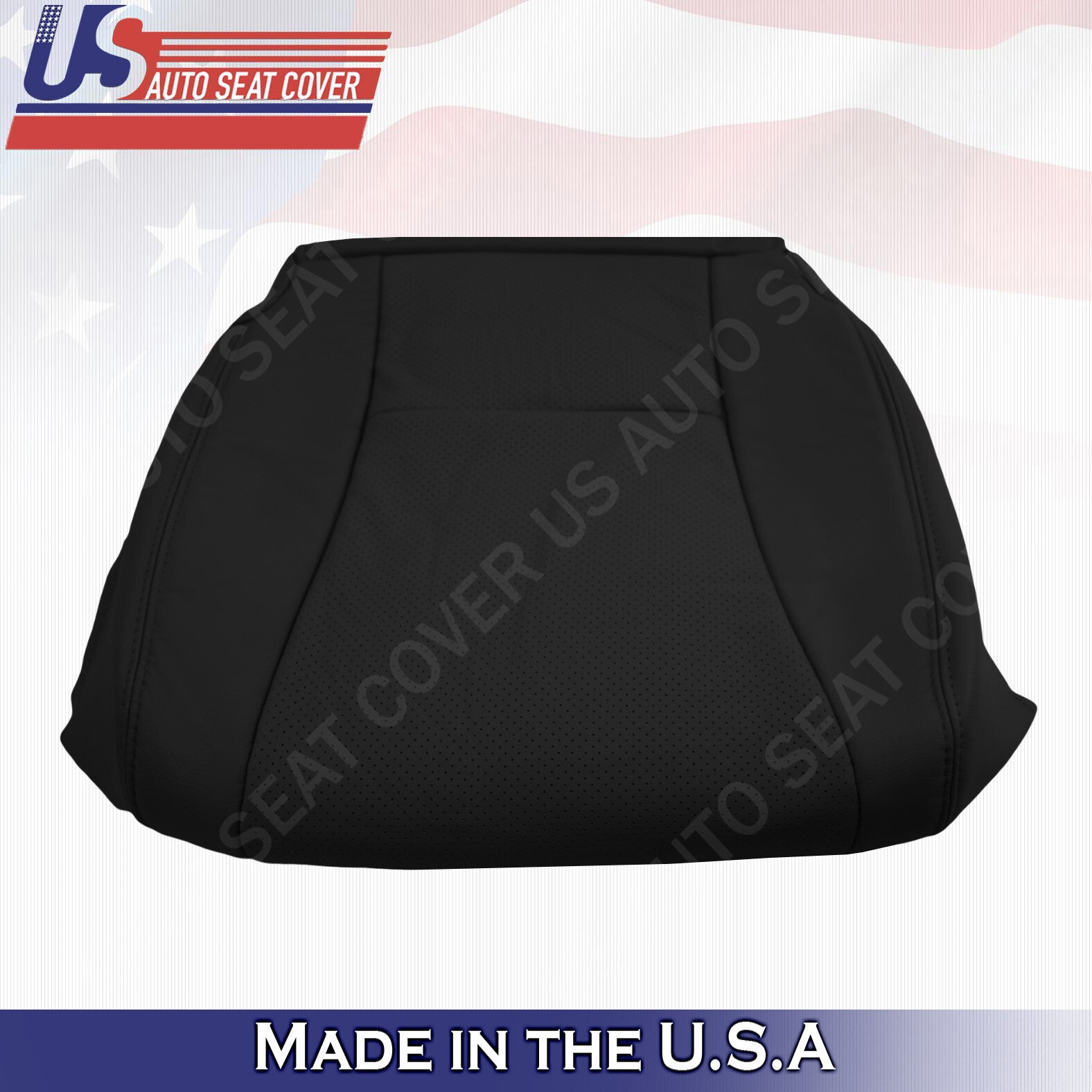 For 2007 2008 2009 Lexus LS460 DRIVER Bottom Perforated Leather Cover Black