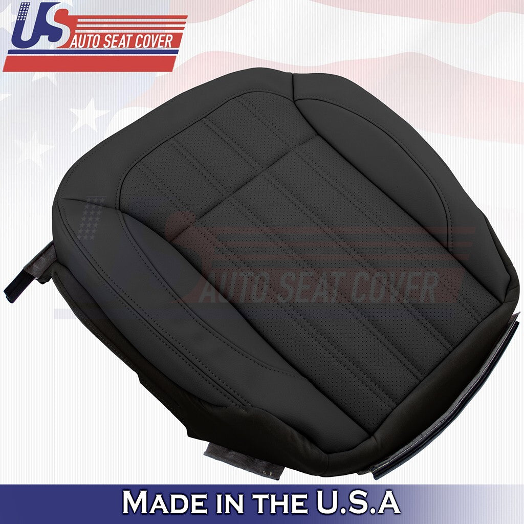 2016 For Mercedes Benz GLE550 Driver & Passenger Bottom Leather Cover Black