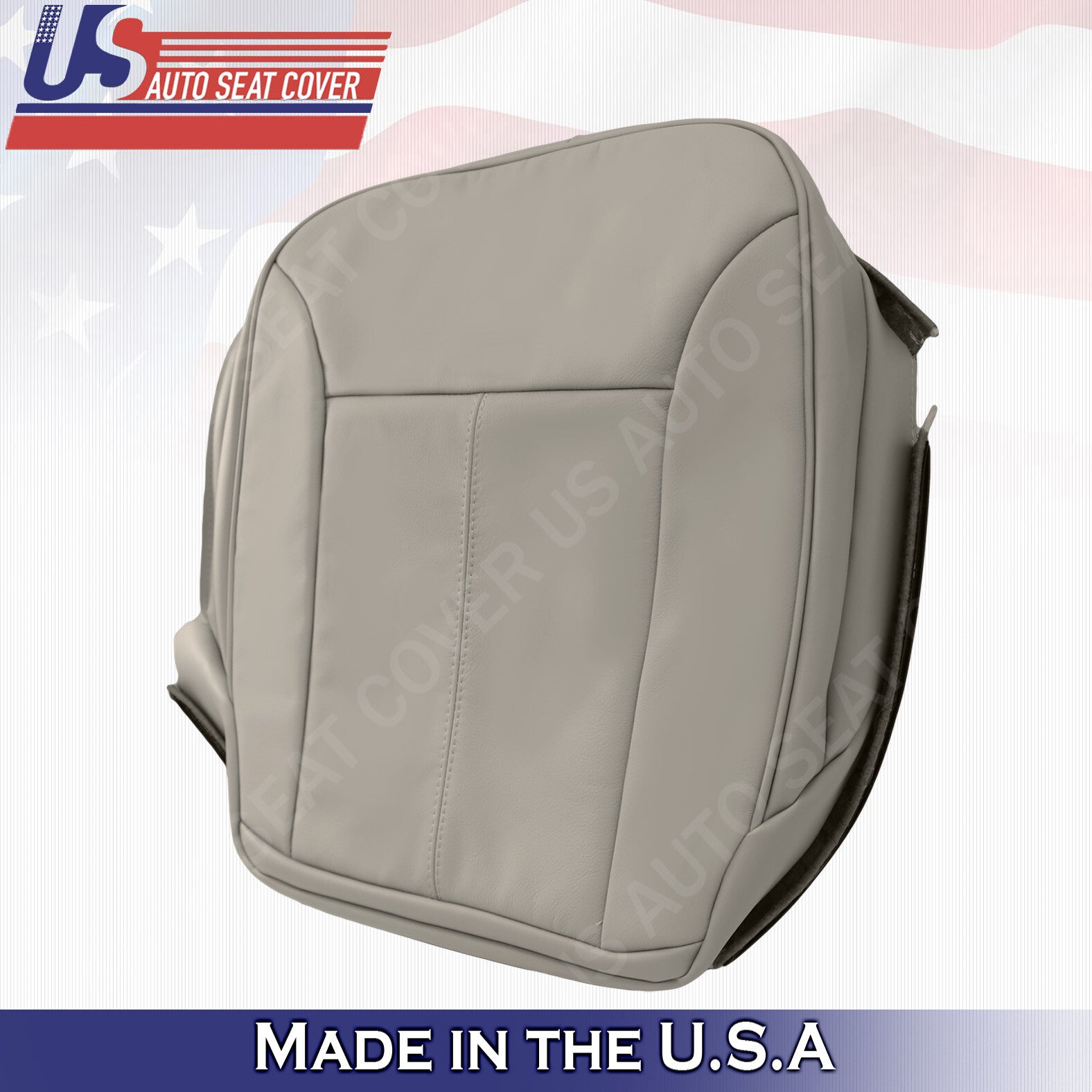 DRIVER Bottom GRAY Leather Seat Cover 2007 2008 2009 Mercedes Benz GL320 GL350