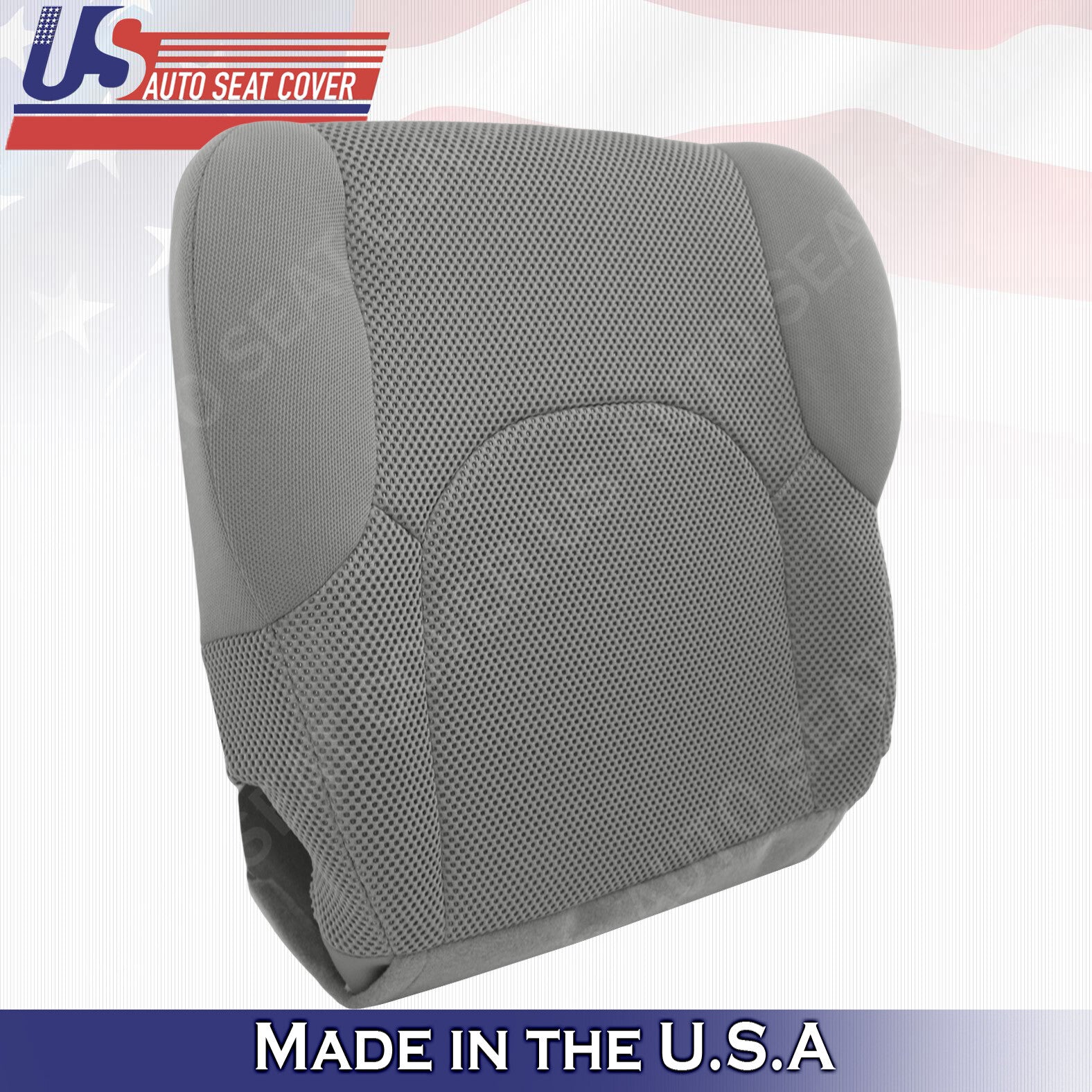 For Front Driver or Passenger Lower Seat covers Gray Cloth Fits Nissan Frontier