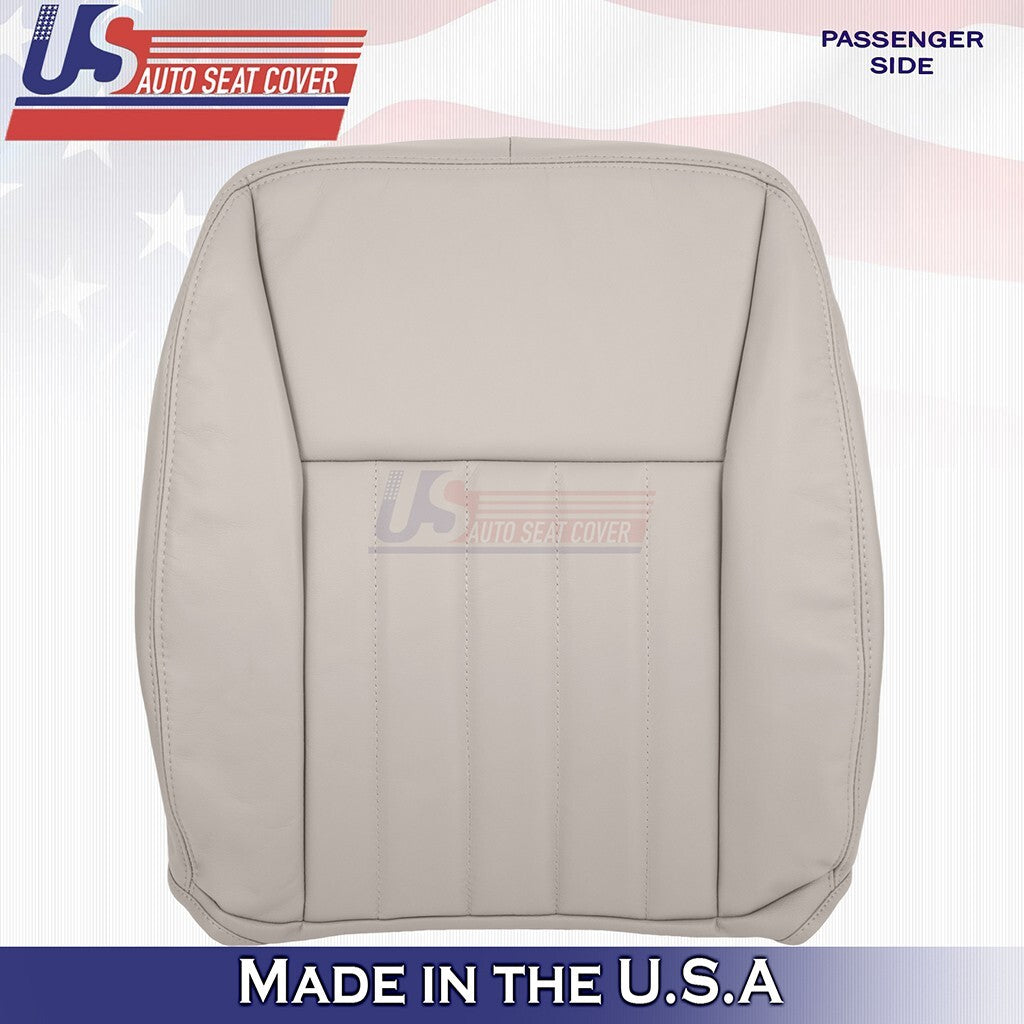 2003 to 2005 For Lincoln Town Car Passenger Bottom & Top Leather Cover Light Tan