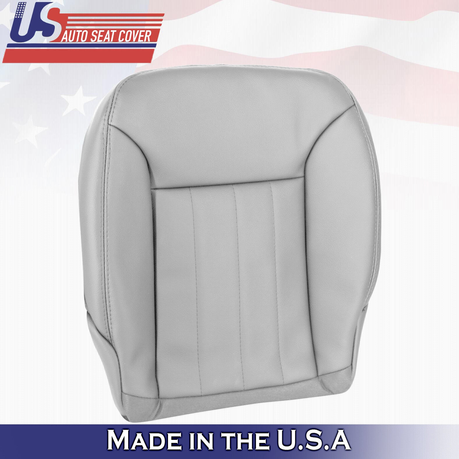2006-2008 For Mercedes Benz ML500 ML550 Passenger Bottom Leather Seat Cover Gray