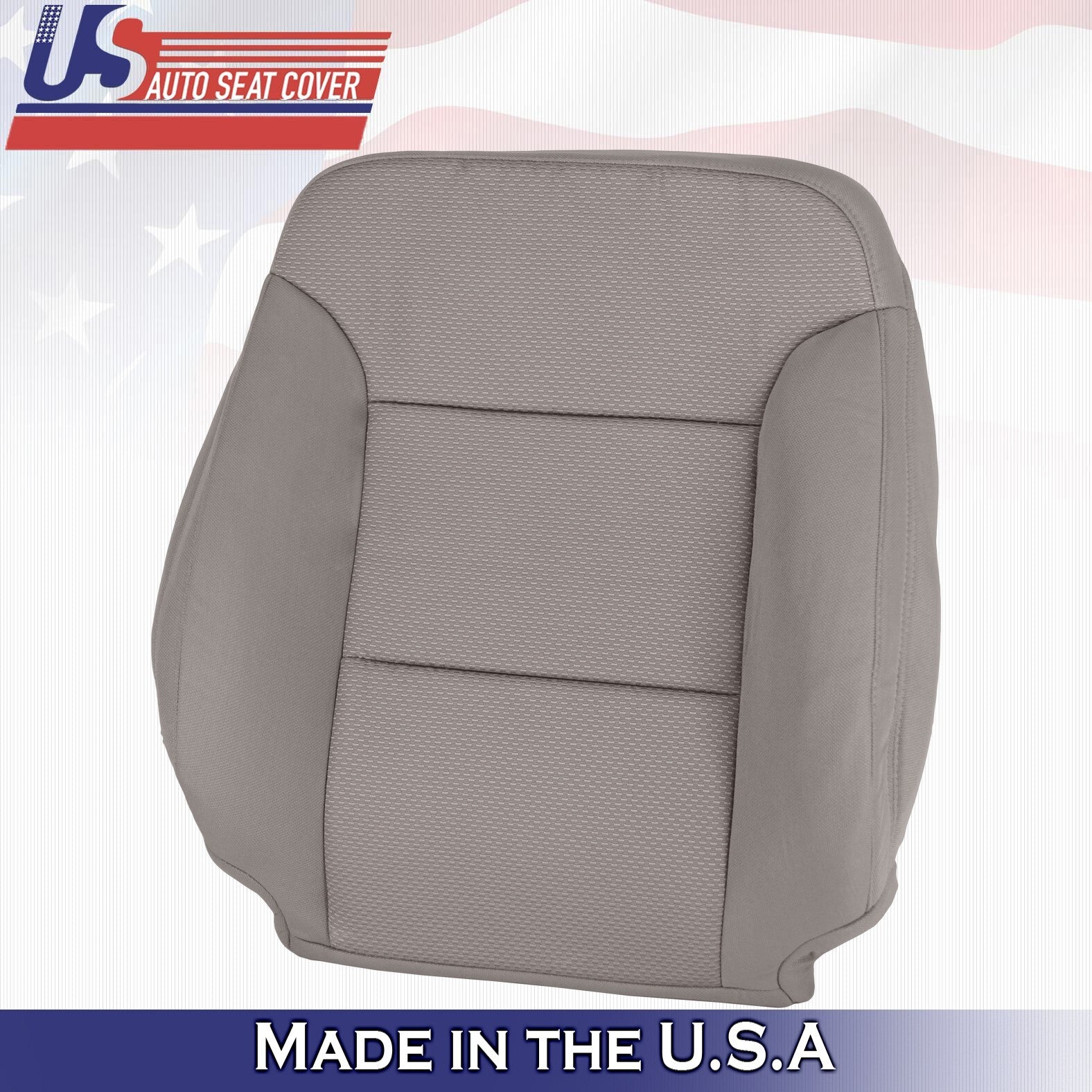 2015 to 2019 For Chevy Silverado 2500 3500 Driver Side Top Cloth Seat Cover Tan