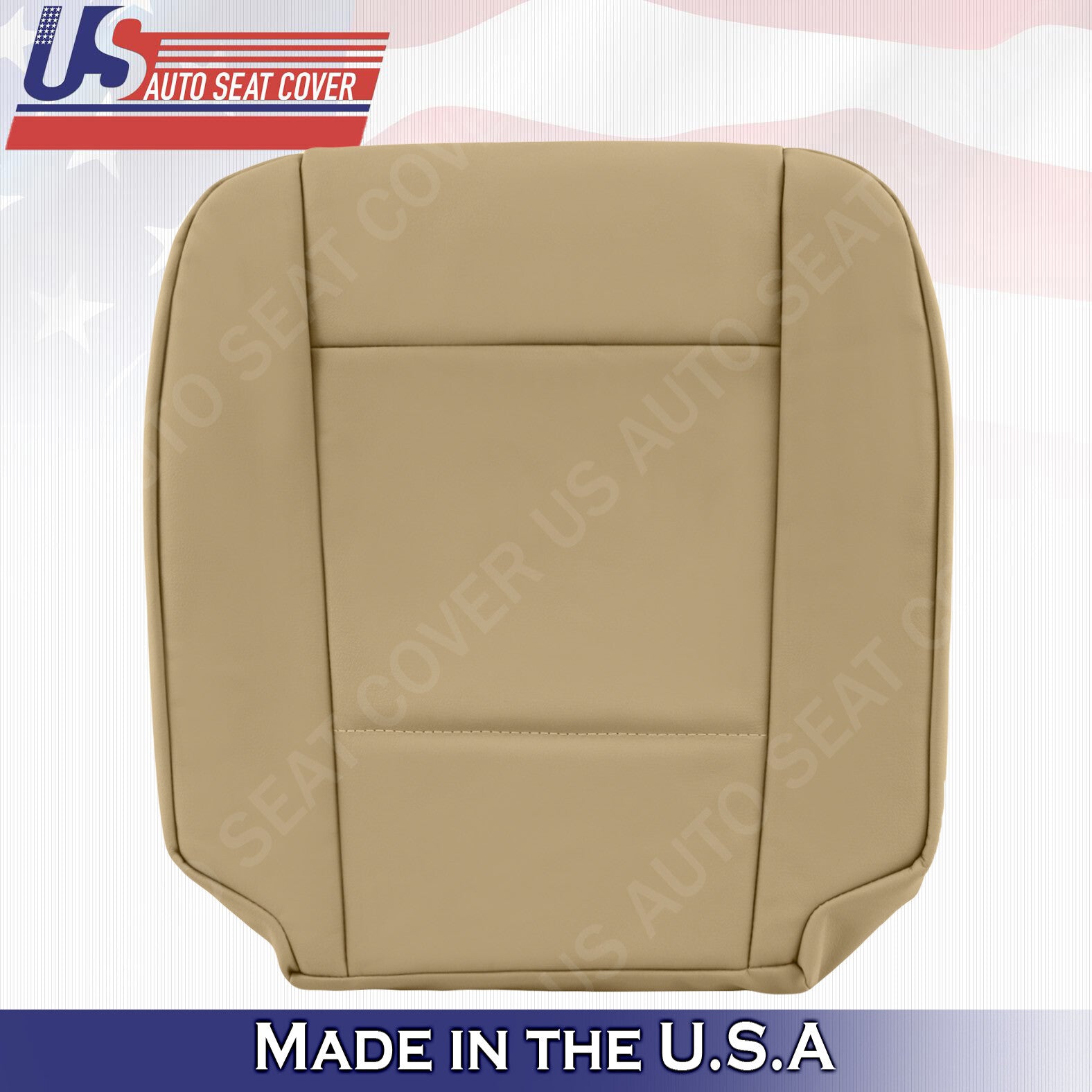 PASSENGER BOTTOM LEATHER SEAT COVER TAN FOR 2002 2003 2004 2005 2006 BMW 5 Serie