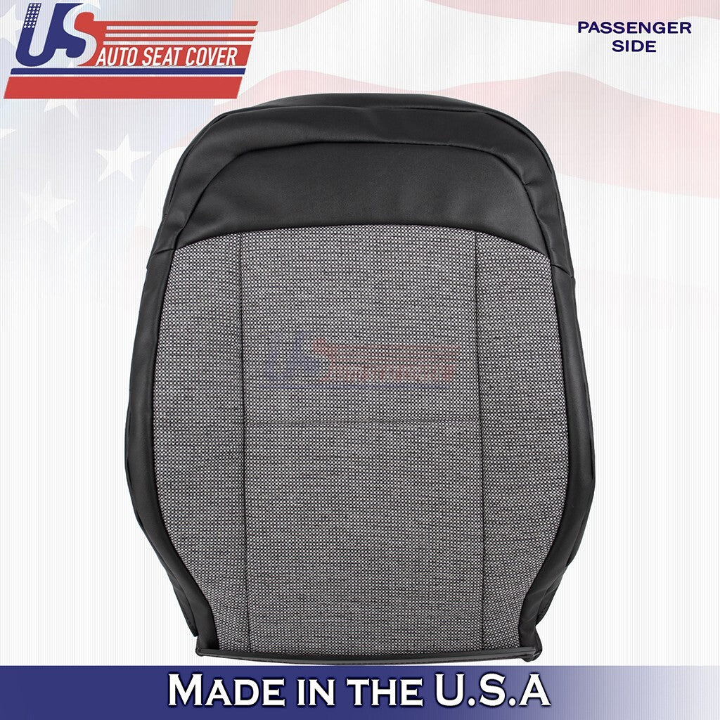 2014 - 2024 Dodge Ram ProMaster Driver & Passenger Bottoms/Tops Cloth Cover Blk