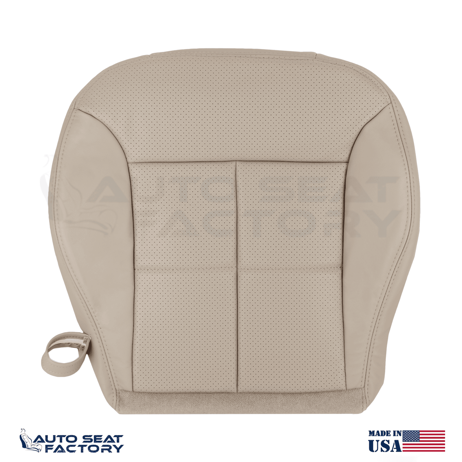 For 2007- 2010 Lincoln MKX Perforated RIGHT Bottom Cashmere Leather Seat Cover
