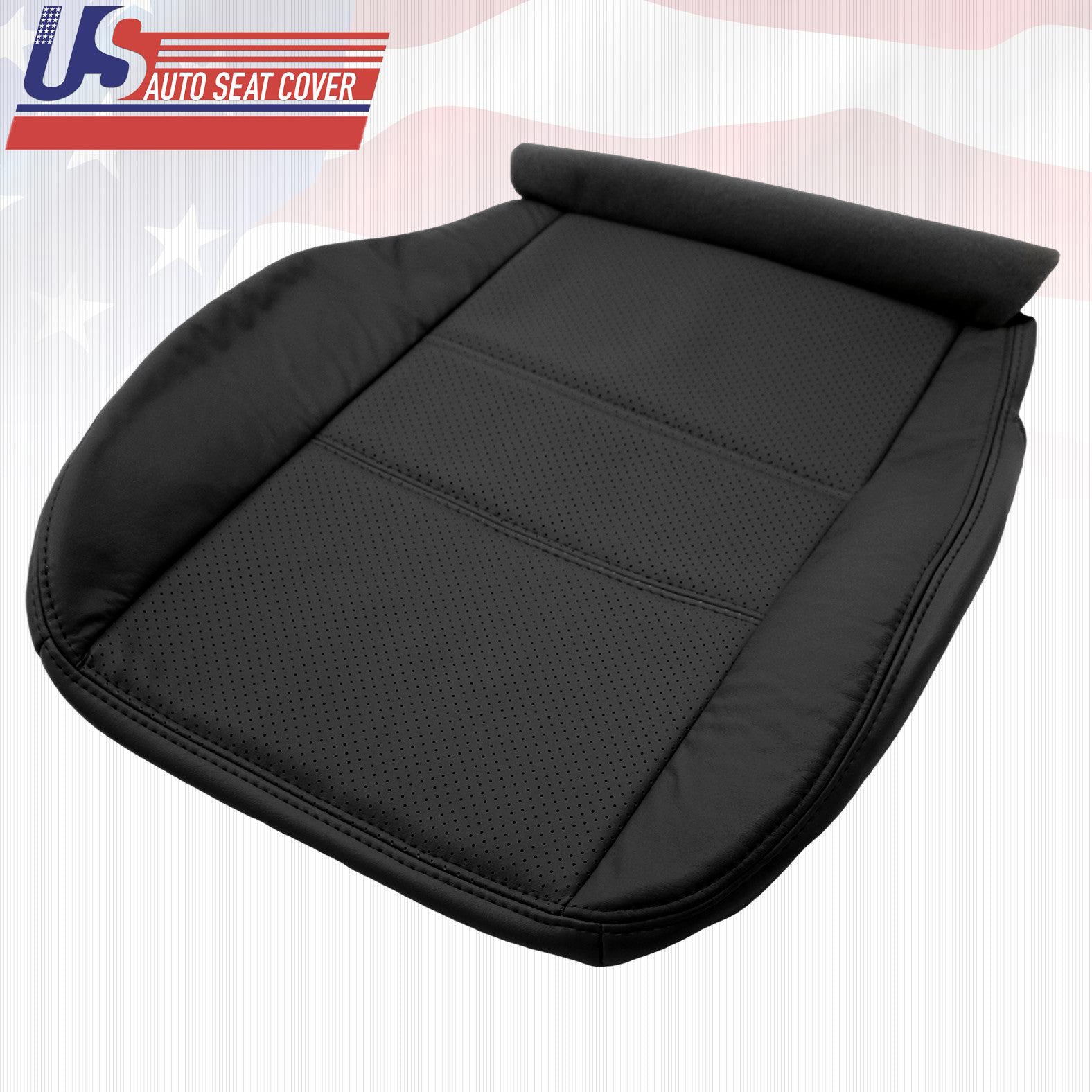 2003 2004 Driver Bottom Leather Perforated Seat Cover Fits Nissan Pathfinder Blk
