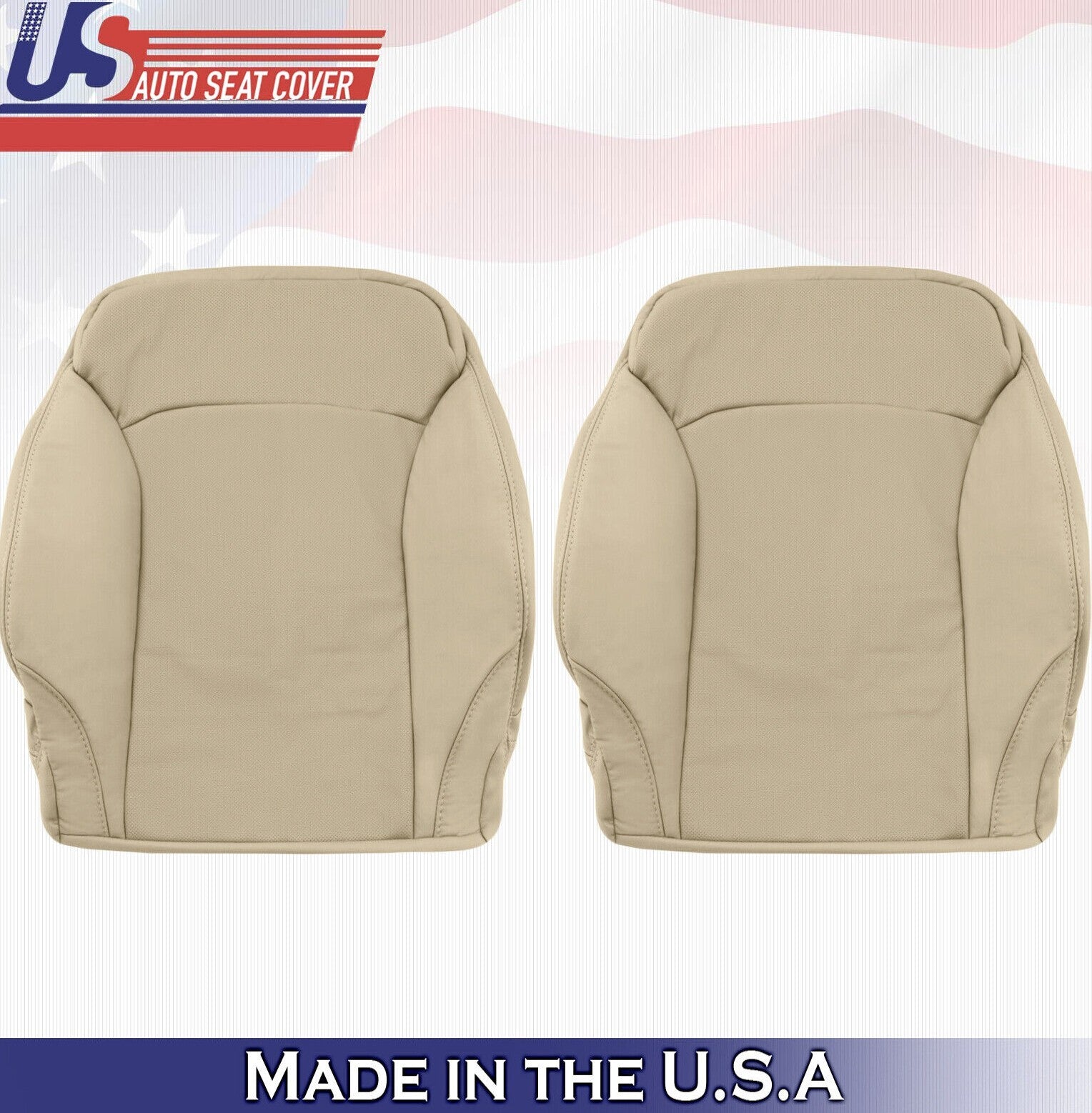 2013 For Lexus IS250 IS350 Driver Passenger Top Perforated Leather Covers in Tan