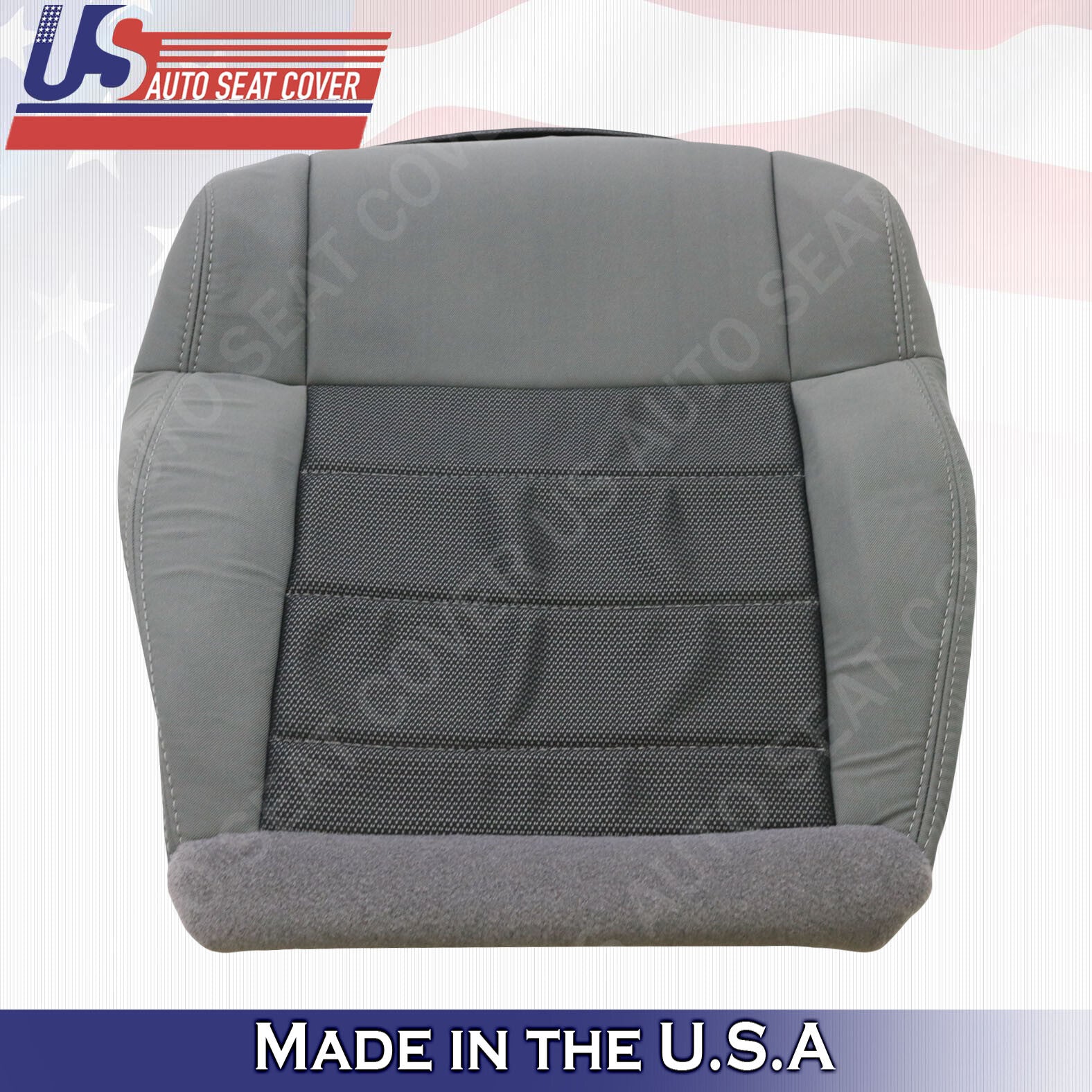 PASSENGER BOTTOM Fabric Cover Dk Gray 2008 2009 2010 For Jeep Wrangler Unlimited
