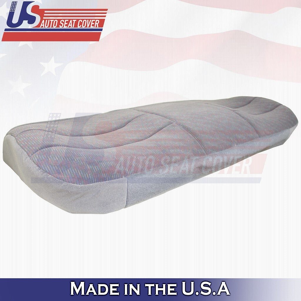 1994 to 1997 Fits Ford F250 F350 XLT Rear Bench Bottom & Top Cloth Cover Gray