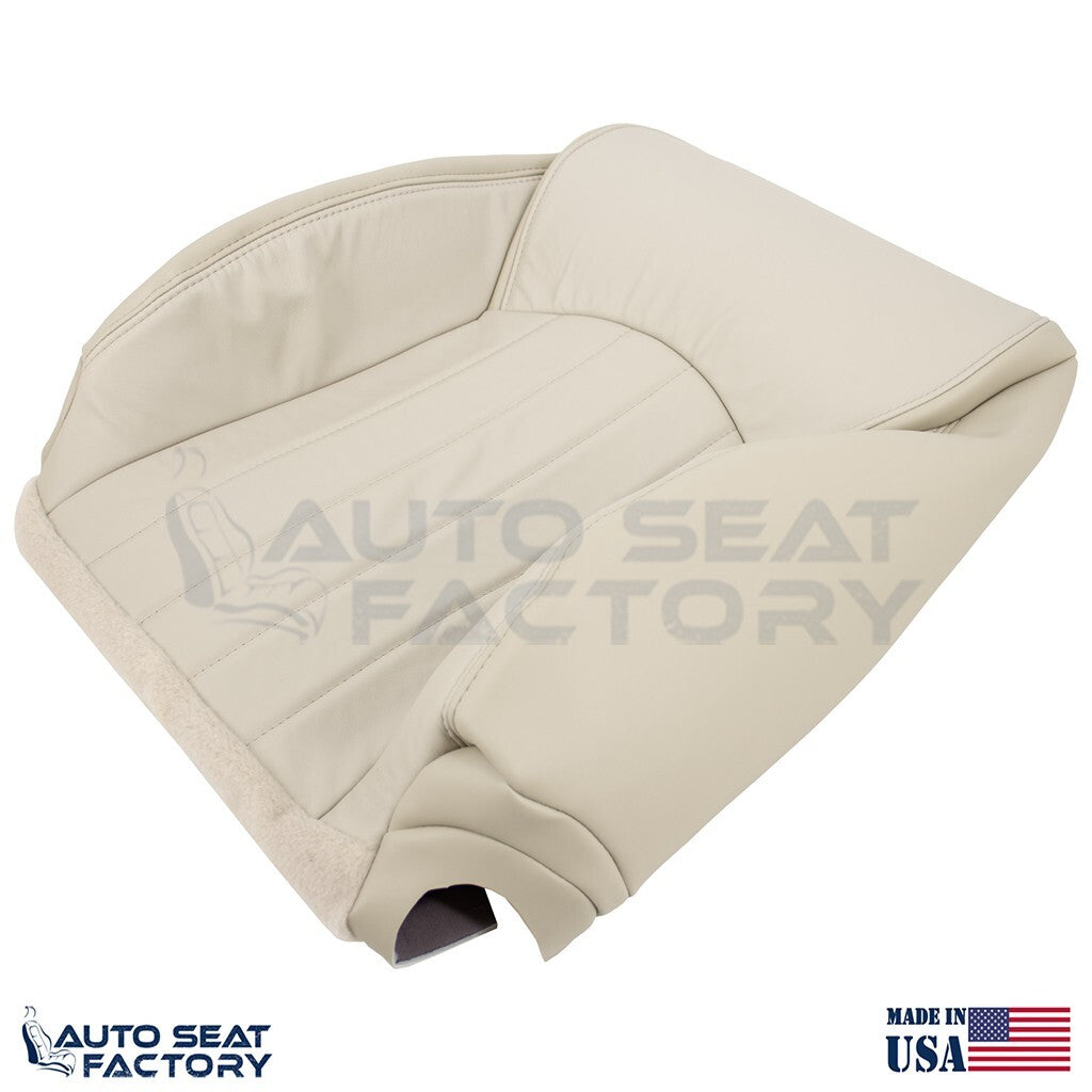 2014 - 2017 Fits Infiniti QX50 Driver Top & Bottom Wheat Leather Seat Covers